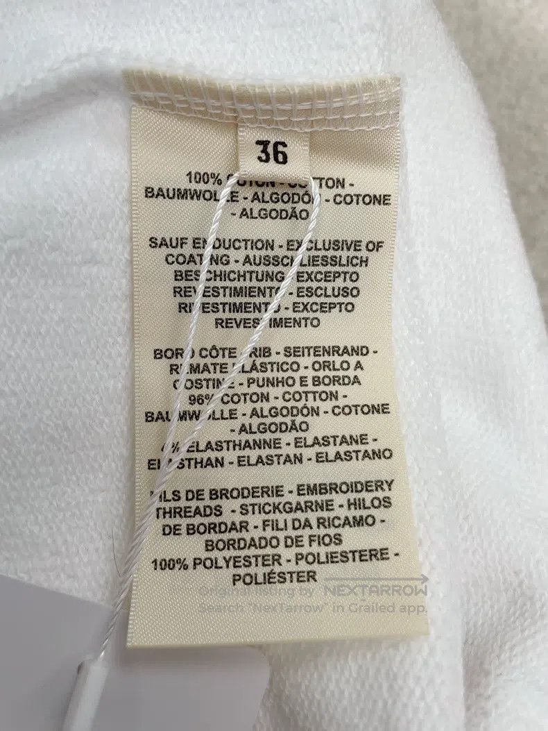 Hermes Hermes Painted Embroidered White Crewneck Sweatshirt Size XS / US 0-2 / IT 36-38 - 7 Thumbnail