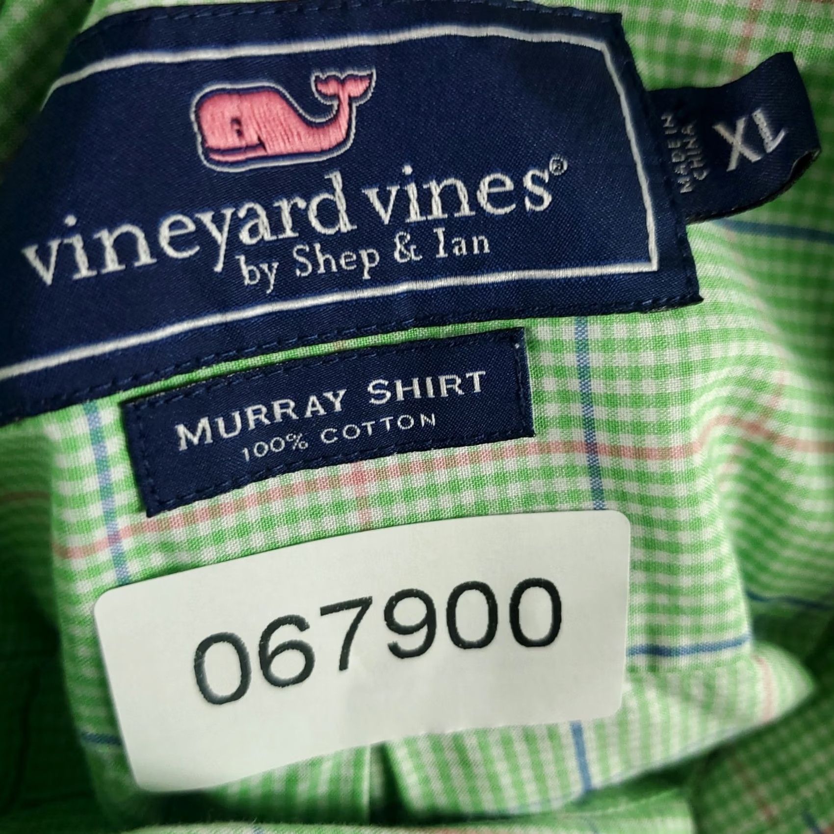 Vineyard Vines Vineyard Vines Shirt Mens XL Green Plaid Button-Up Long Sleeve Size US XL / EU 56 / 4 - 8 Thumbnail