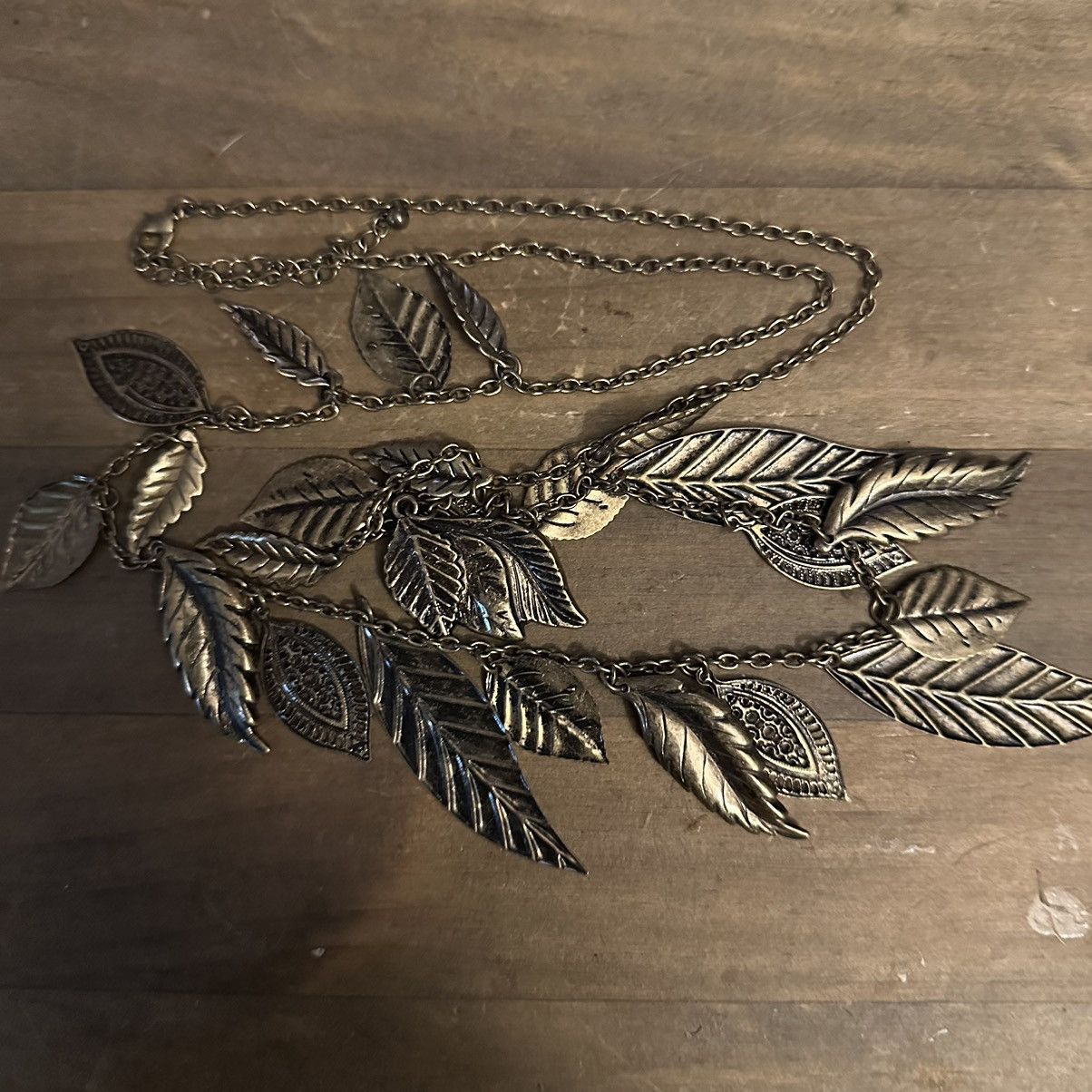 Other Long leaf charm necklace Size ONE SIZE - 2 Thumbnail