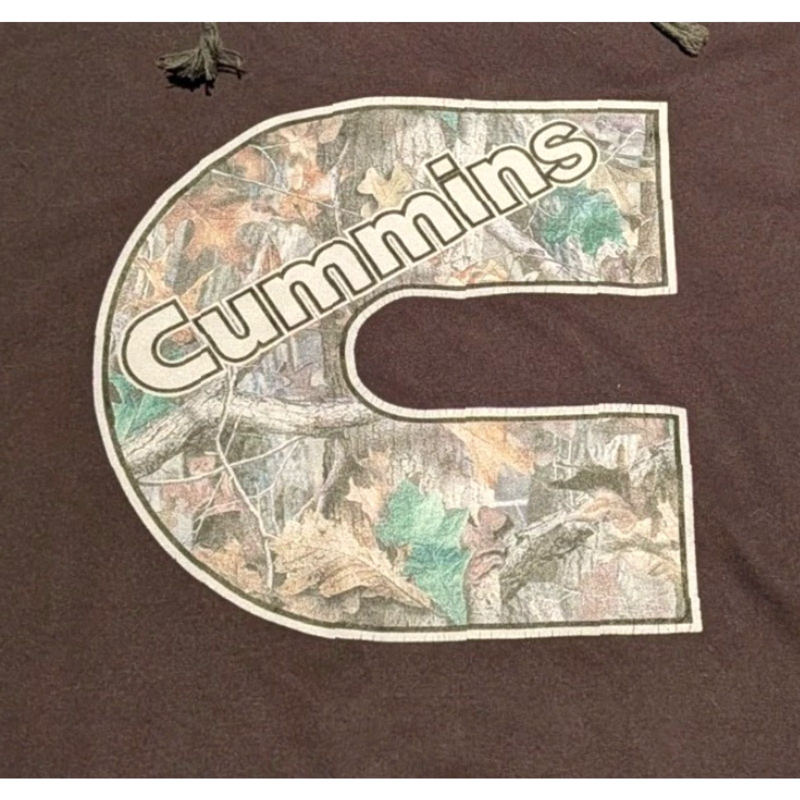 Diesel Cummins Hoodie Mens XL Black Long Sleeve Cummins Diesel Camouflage Logo Sleeve Hits Jon Lauren Apparel Hoodie Size US XL / EU 56 / 4 - 2 Thumbnail