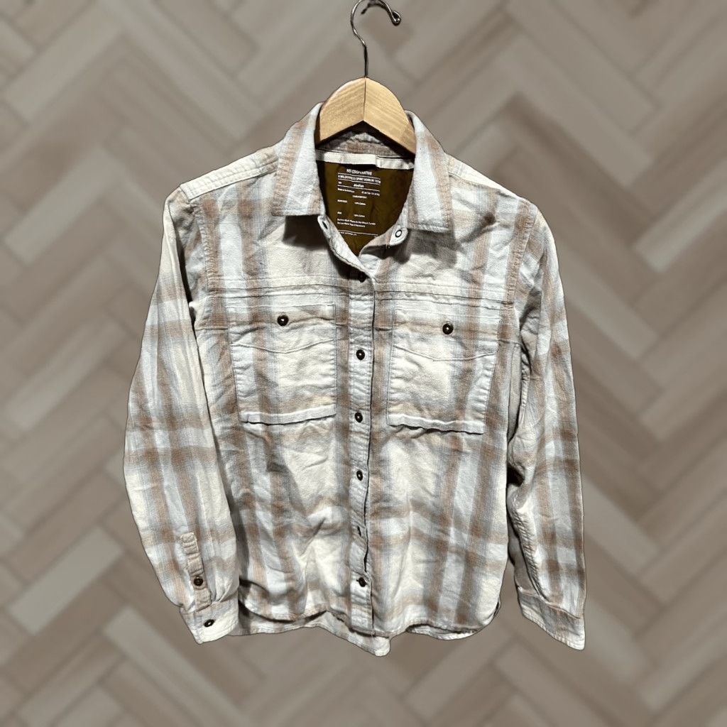 Vintage REI Womens Blue Plaid Long Sleeve Flannel Button-Up Shirt Size M Size M / US 6-8 / IT 42-44 - 1 Thumbnail