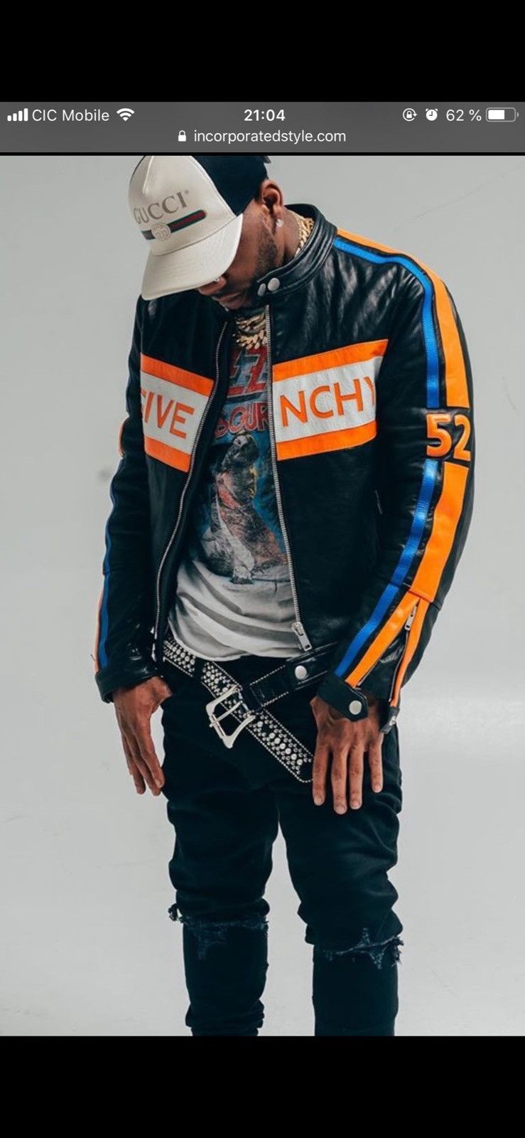 Givenchy Givenchy Logo Biker Moto Leather Jacket Size US M / EU 48-50 / 2 - 18 Thumbnail
