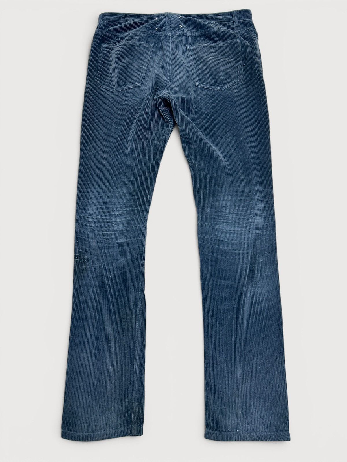 Maison Margiela FW2015 Blue Corduroy Pants Size US 34 / EU 50 - 2 Thumbnail