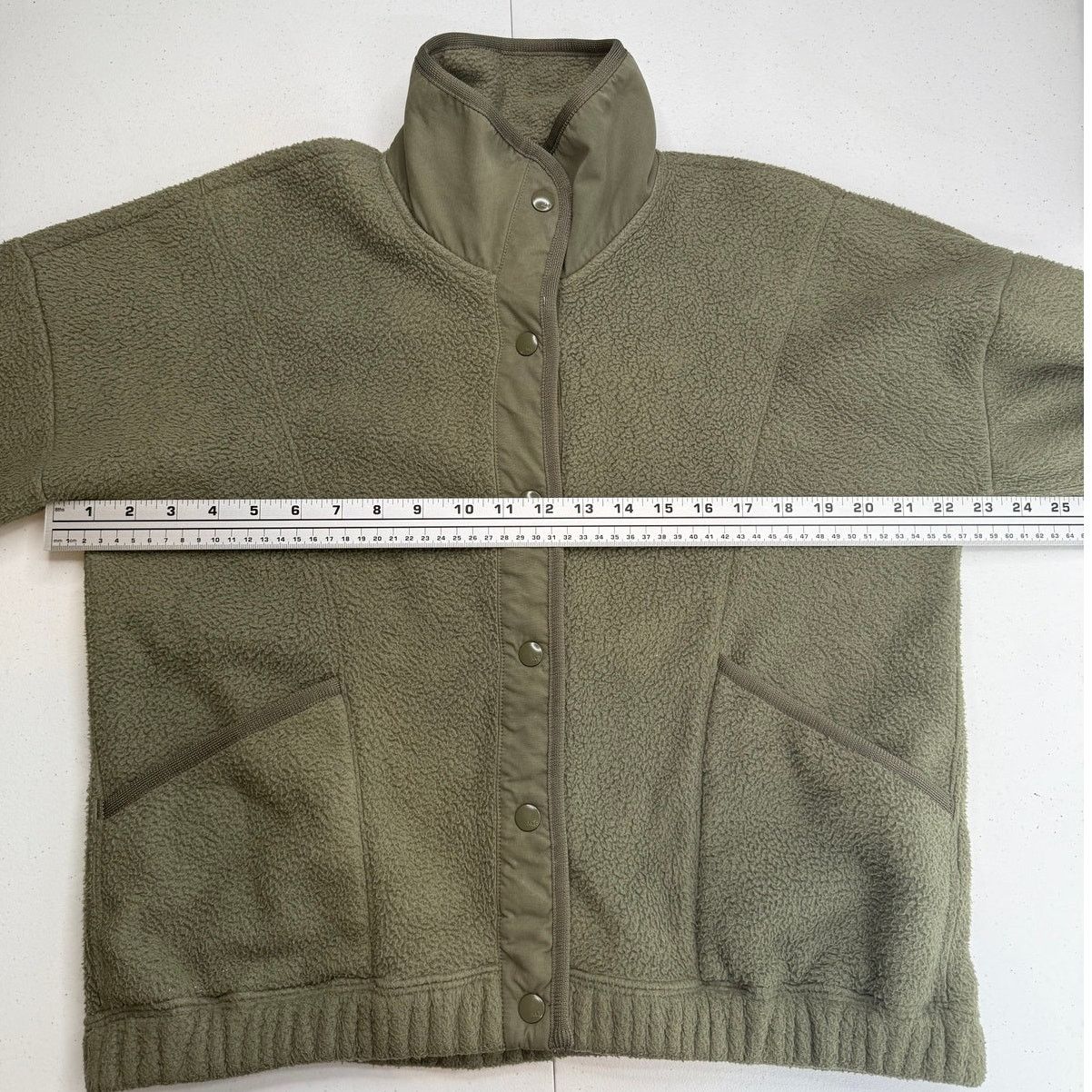 Abercrombie & Fitch Vintage Abercrombie & Fitch Fleece Jacket Olive Green Size M / US 6-8 / IT 42-44 - 9 Thumbnail