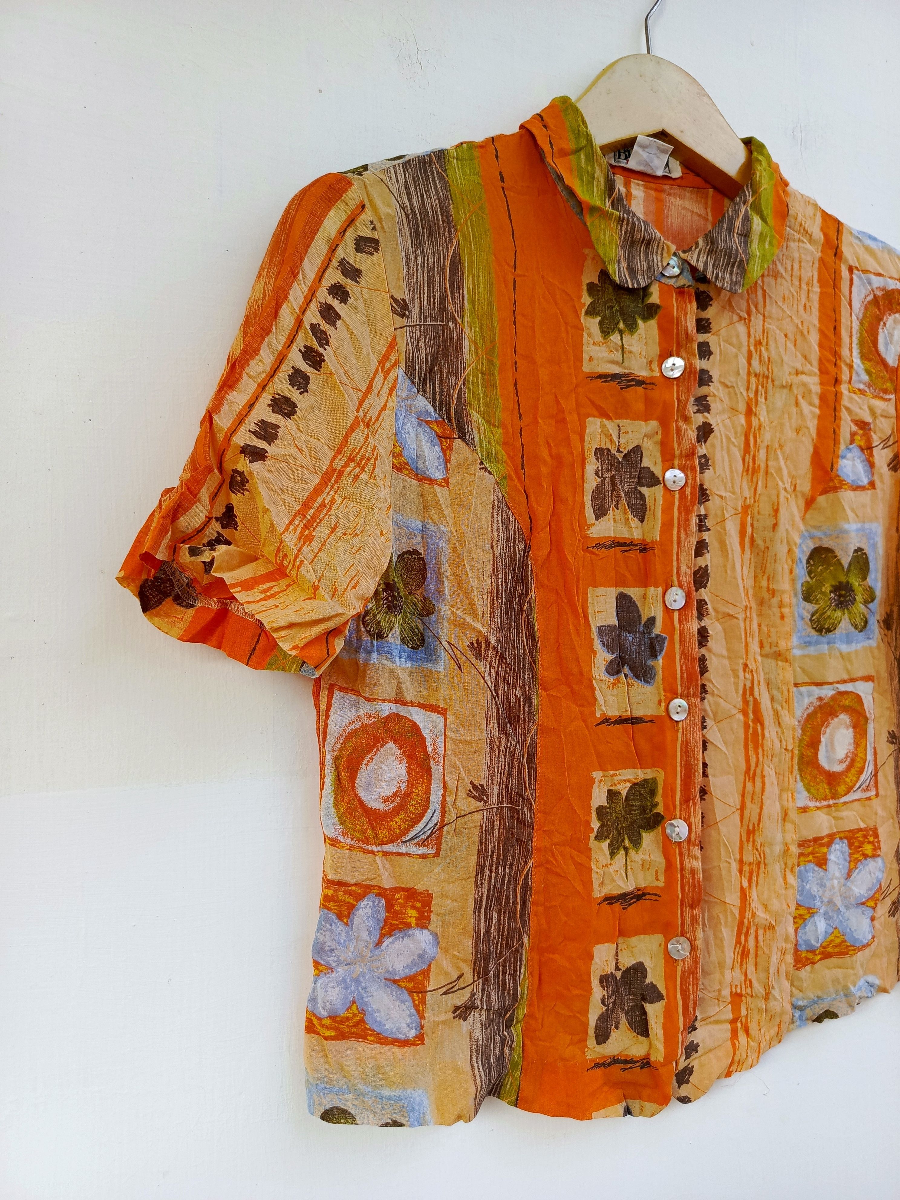 Japanese Brand Bliss boutique full print button ups japanese brand Size M / US 6-8 / IT 42-44 - 3 Thumbnail