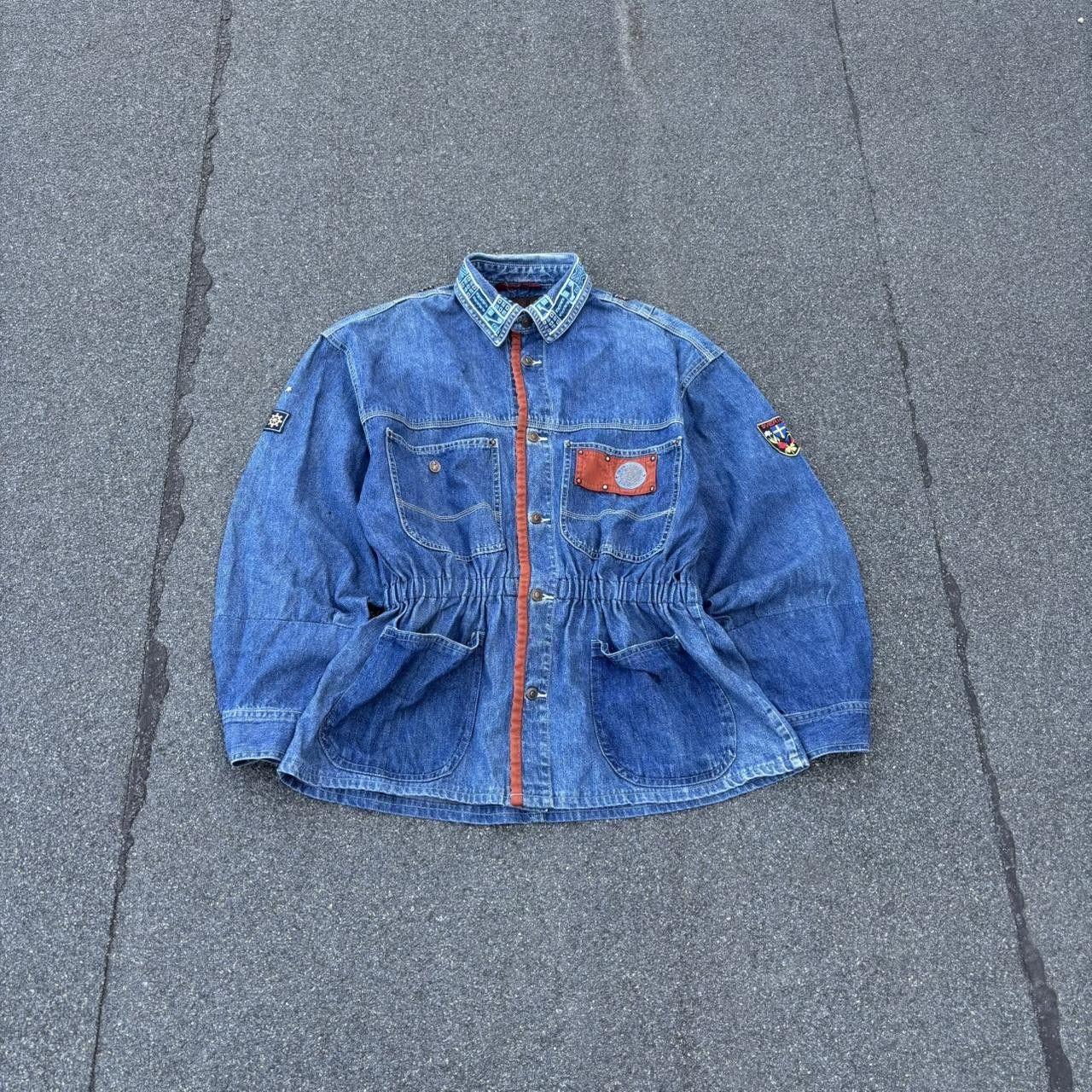 Japanese Brand × Vintage Radio Denim Shirt Size M / US 6-8 / IT 42-44 - 1 Thumbnail