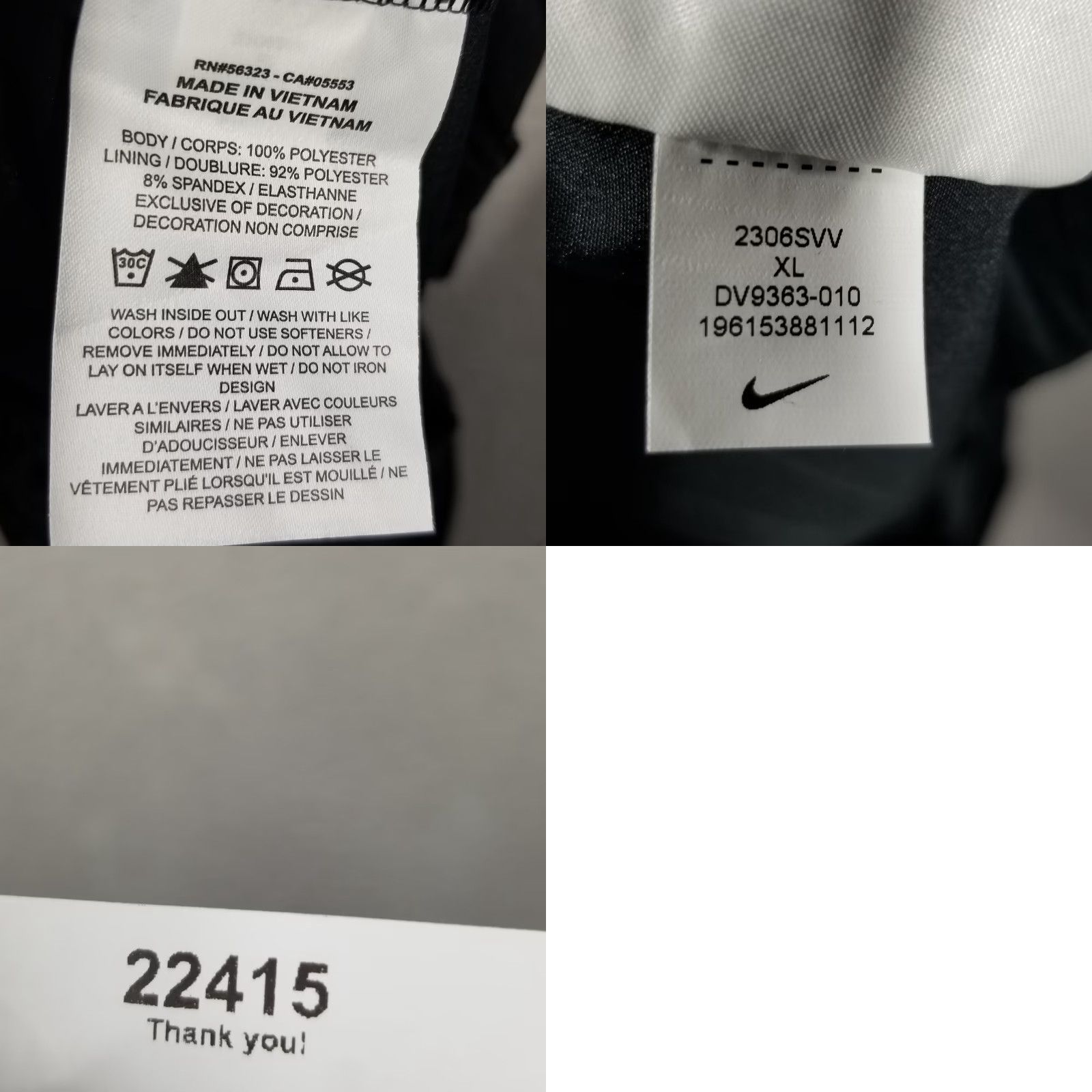 Nike Nike Challenger Coach Running Briefs Shorts 5" XL DV9363-010 Black Mens Size US 36 / EU 52 - 8 Thumbnail