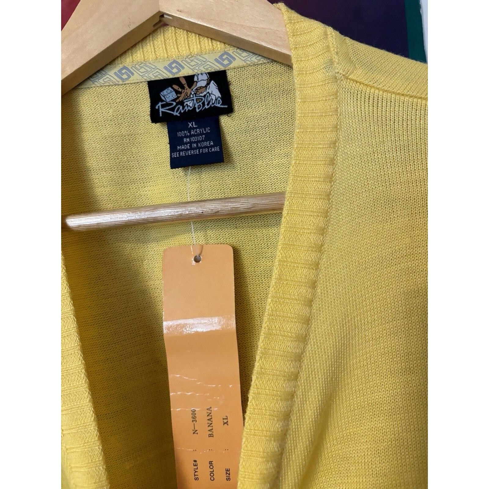 Other vintage raw blue yellow XL fat albert y2k rare sweater Sz XL Size US XL / EU 56 / 4 - 3 Thumbnail