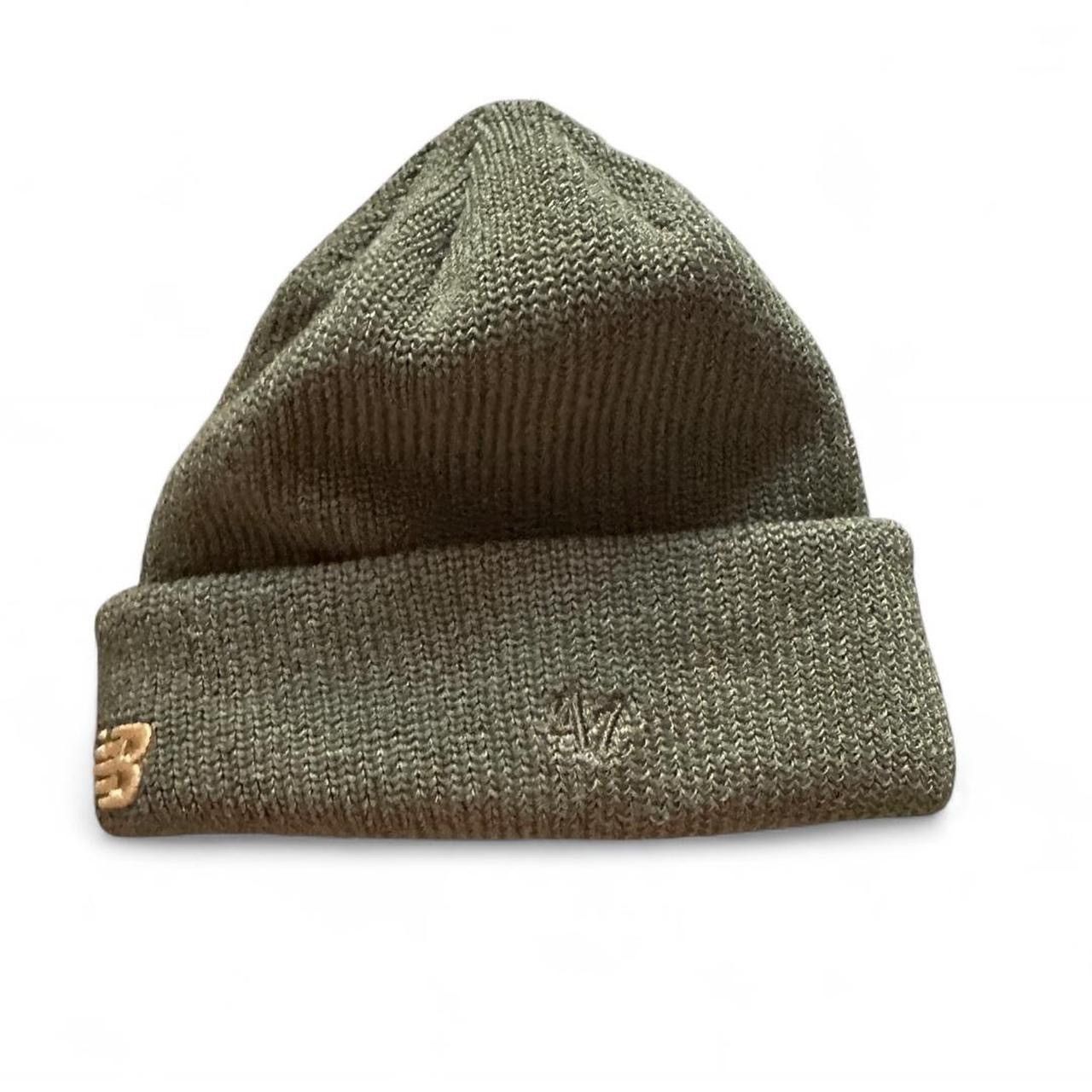 New Balance New Balance ‘47 Cuff Knit Green Beanie Size ONE SIZE - 2 Thumbnail