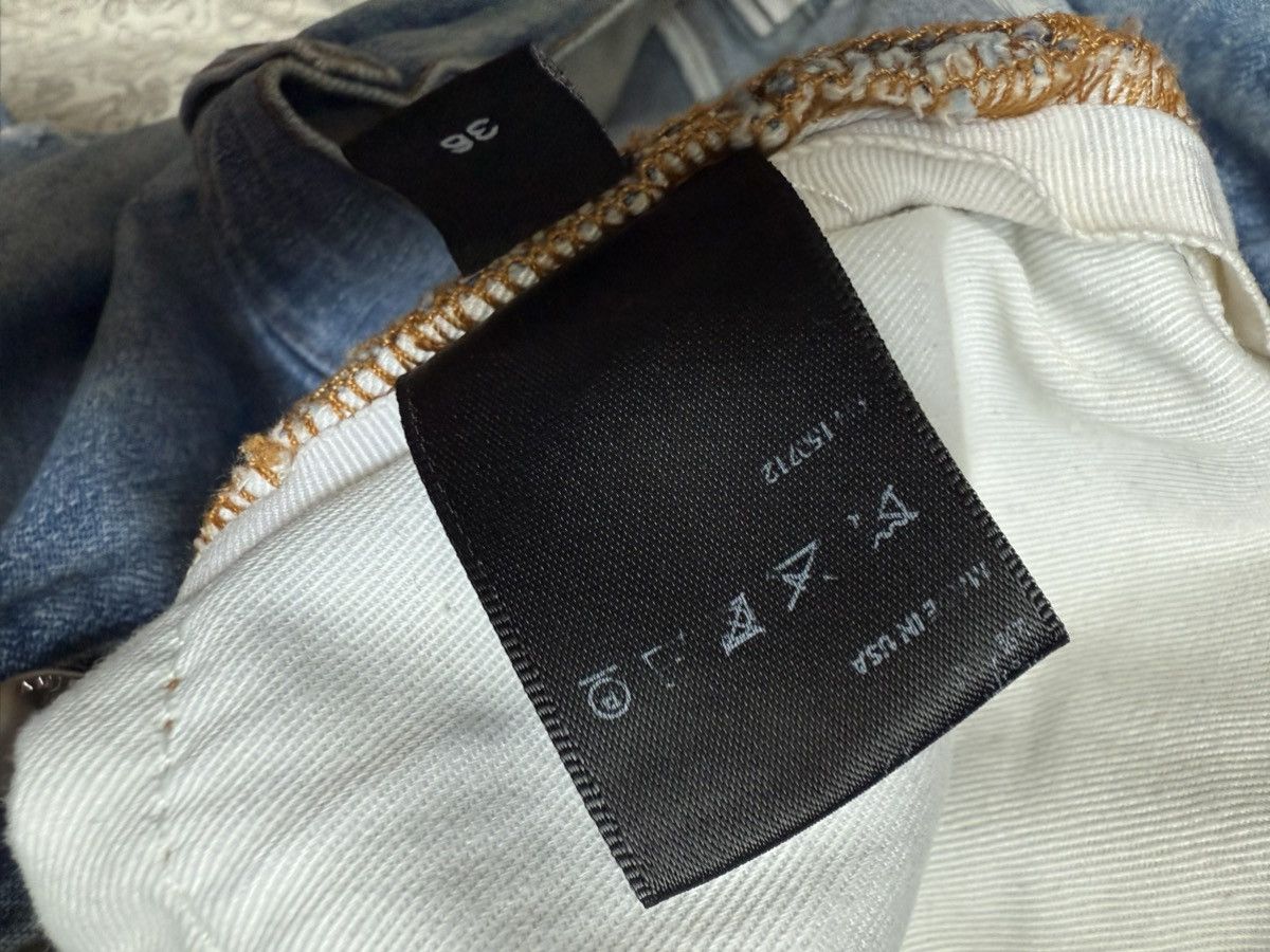 Amiri Denim Appliqué Logo Jeans