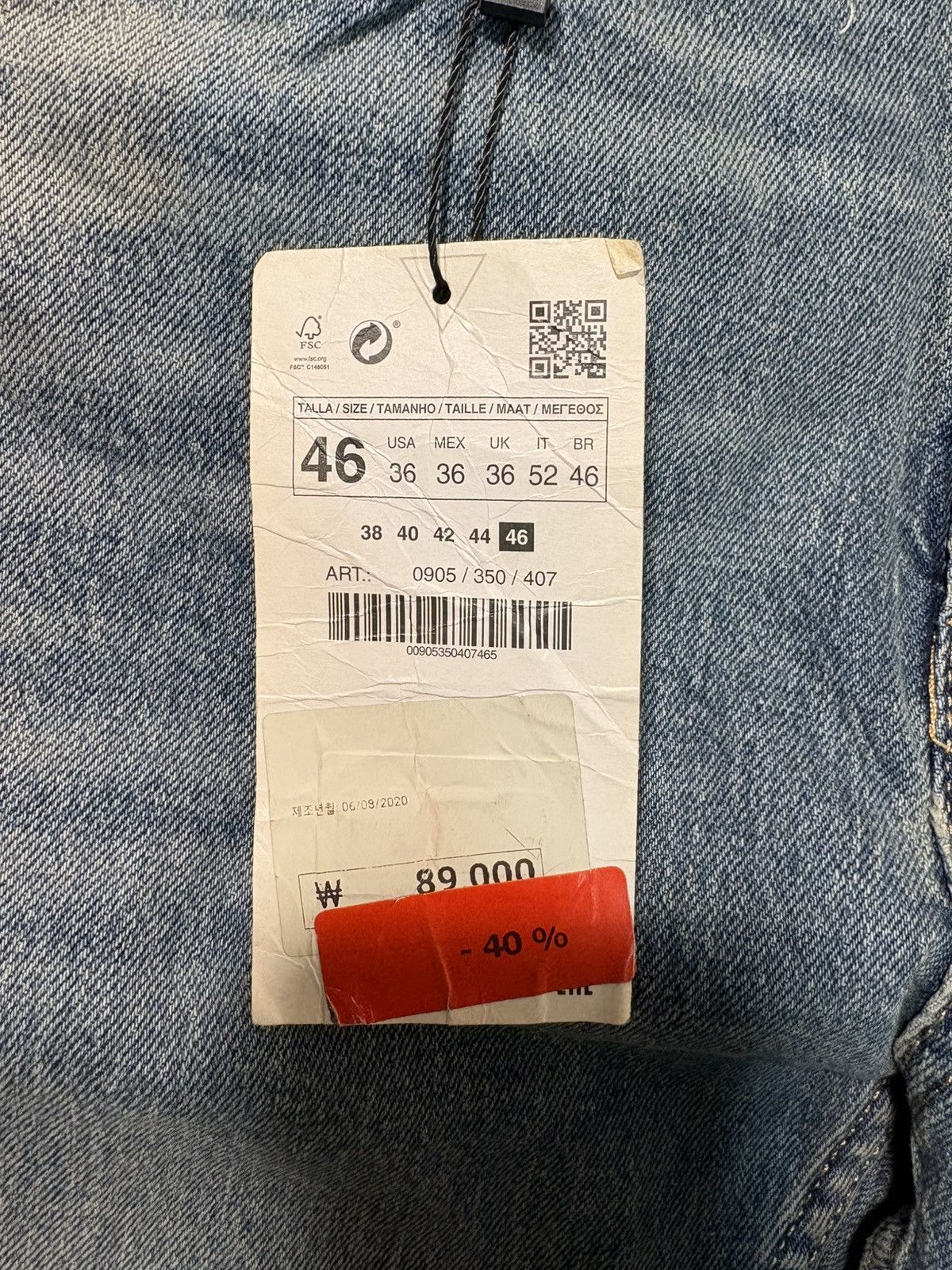 Zara Zara man distressed Denim Jeans Size US 36 / EU 52 - 9 Thumbnail