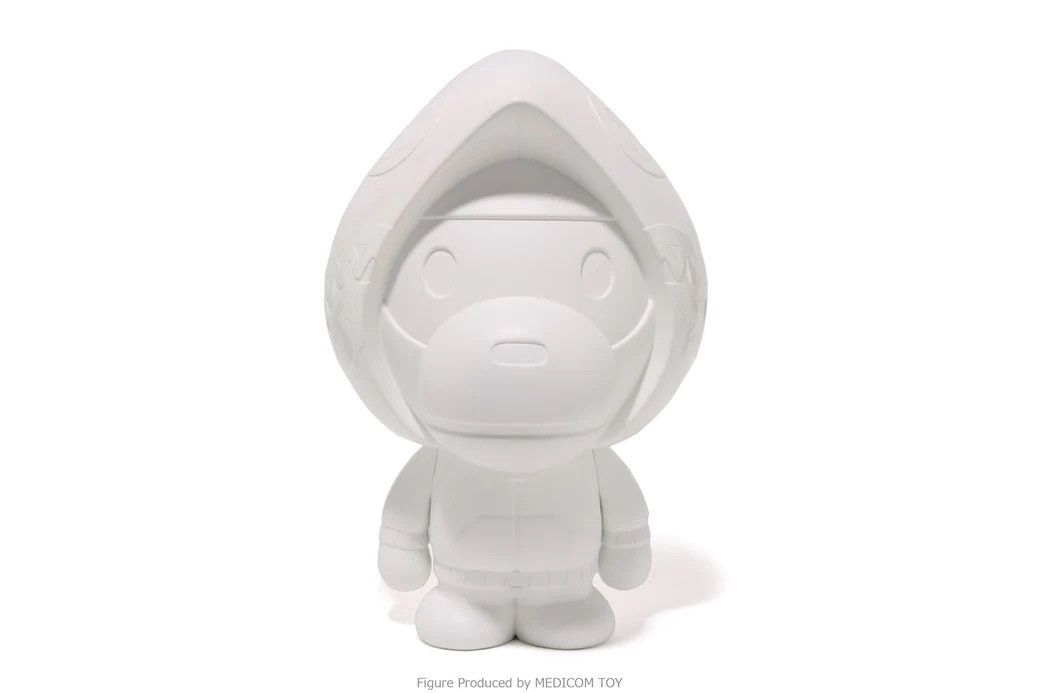 image of Bape Baby Milo Shark Hoodie Statue, Men's