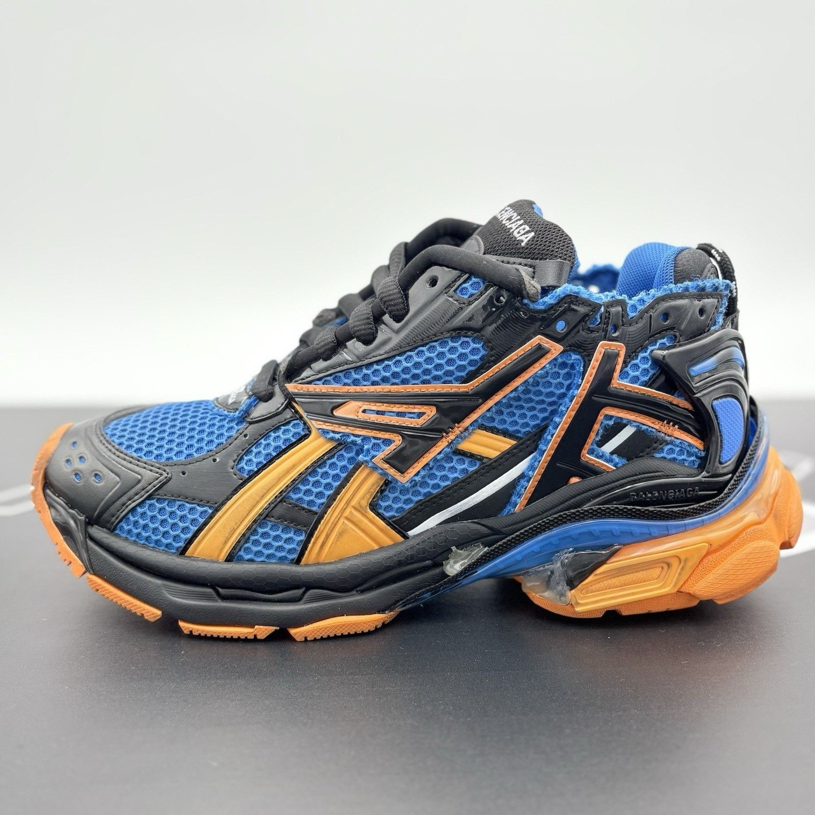 Balenciaga Balenciaga Runner ' Blue Orange Black ' | NEW! Size US 8 / EU 41 - 8 Thumbnail