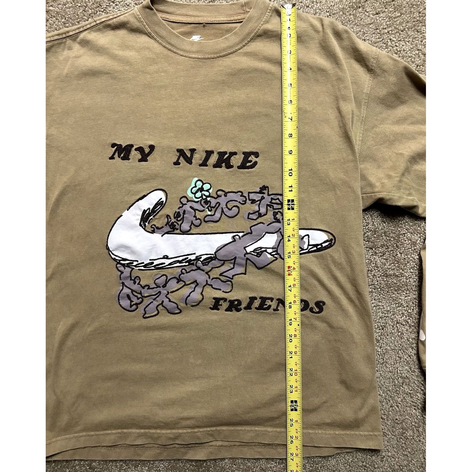 Nike Nike Sportswear My Nike Friends Long Sleeve Shirt Driftwood Embroidered Men’s M Size US M / EU 48-50 / 2 - 6 Thumbnail