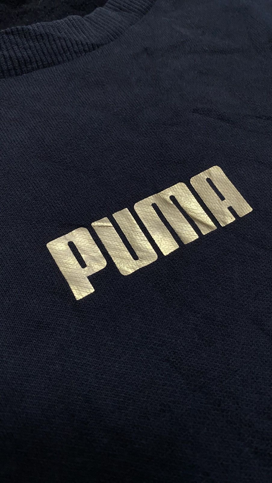 Puma RARE Gold Puma Sweatshirt Size US L / EU 52-54 / 3 - 3 Thumbnail