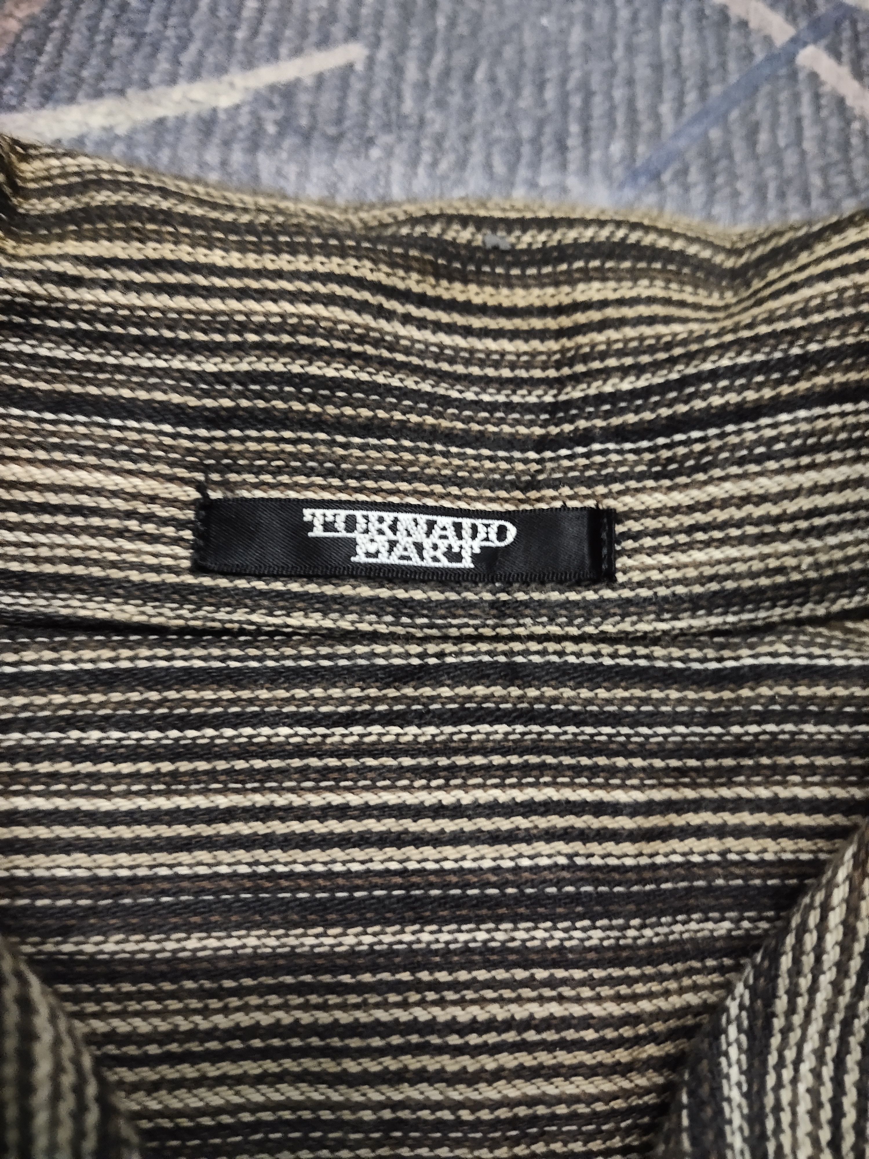 20471120 × Japanese Brand × Tornado Mart Tornado Mart Hard Cotton Denim Jacket Size L / US 10 / IT 46 - 3 Thumbnail
