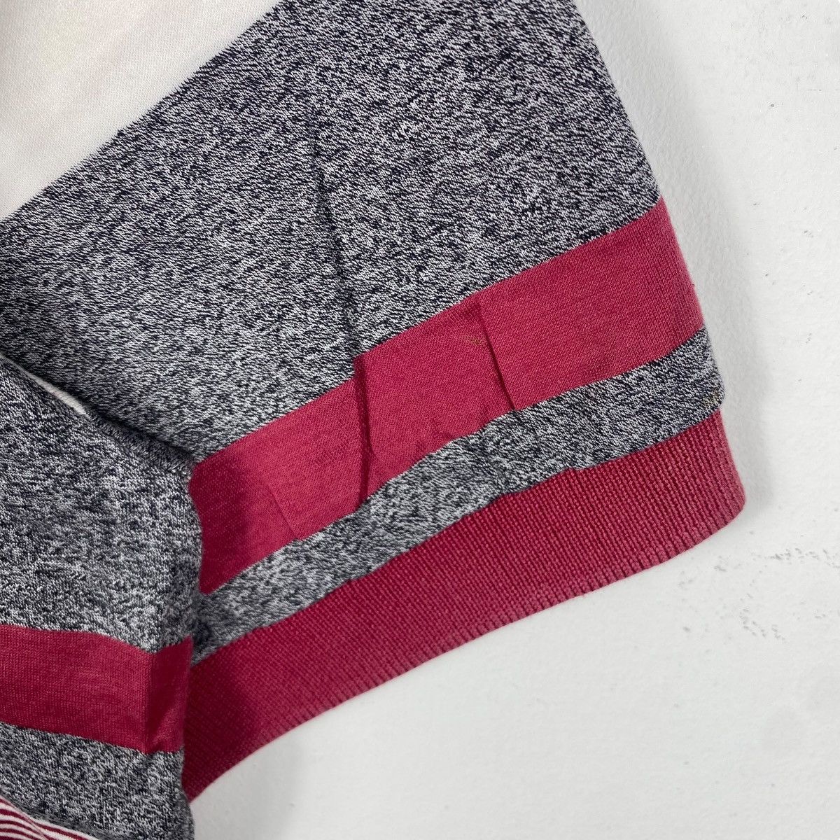 Longchamp Vintage 80's LONGCHAMP PARIS Striped Polo Shirt Size 48 Size US M / EU 48-50 / 2 - 3 Thumbnail