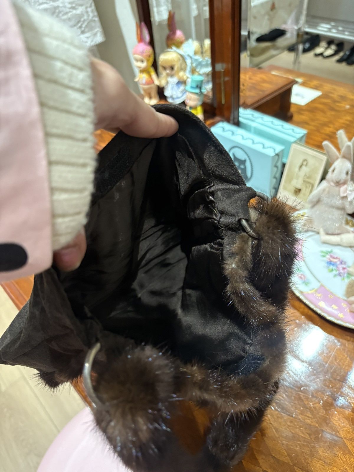 Vintage y2k fur bag Size ONE SIZE - 10 Thumbnail