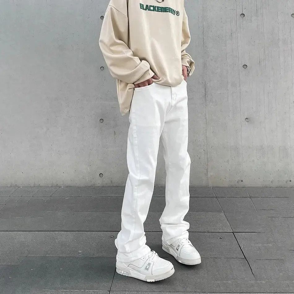 Japanese Brand Retro utility carpenter flared jeans trousers y2k Size US 30 / EU 46 - 5 Thumbnail