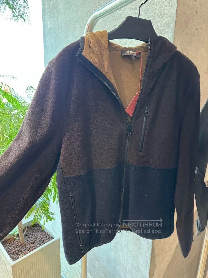 Loro Piana LORO PIANA Color block cashmere hooded sweatshirt Size S / US 4 / IT 40 - 1 Thumbnail