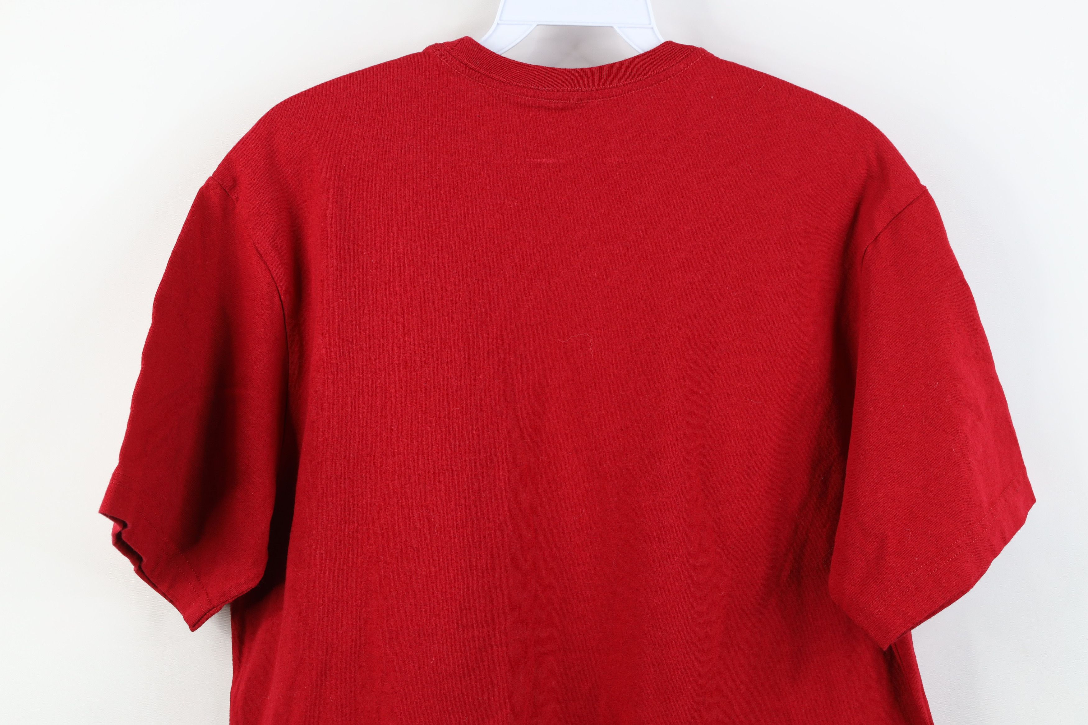 Vintage Vintage Y2K Issued Apple Inc Company T-Shirt Red Cotton USA Size US M / EU 48-50 / 2 - 11 Thumbnail
