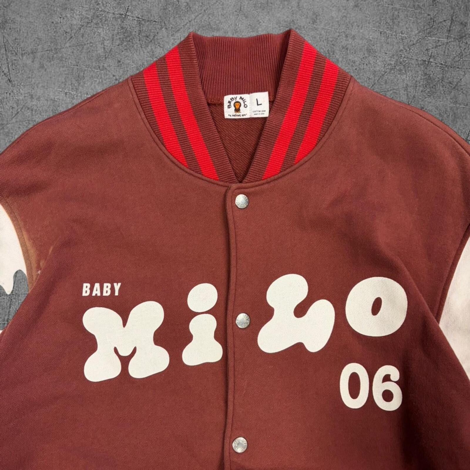 Bape Bape F/W 2006 Baby Milo Varsity Jacket Size US L / EU 52-54 / 3 - 3 Thumbnail