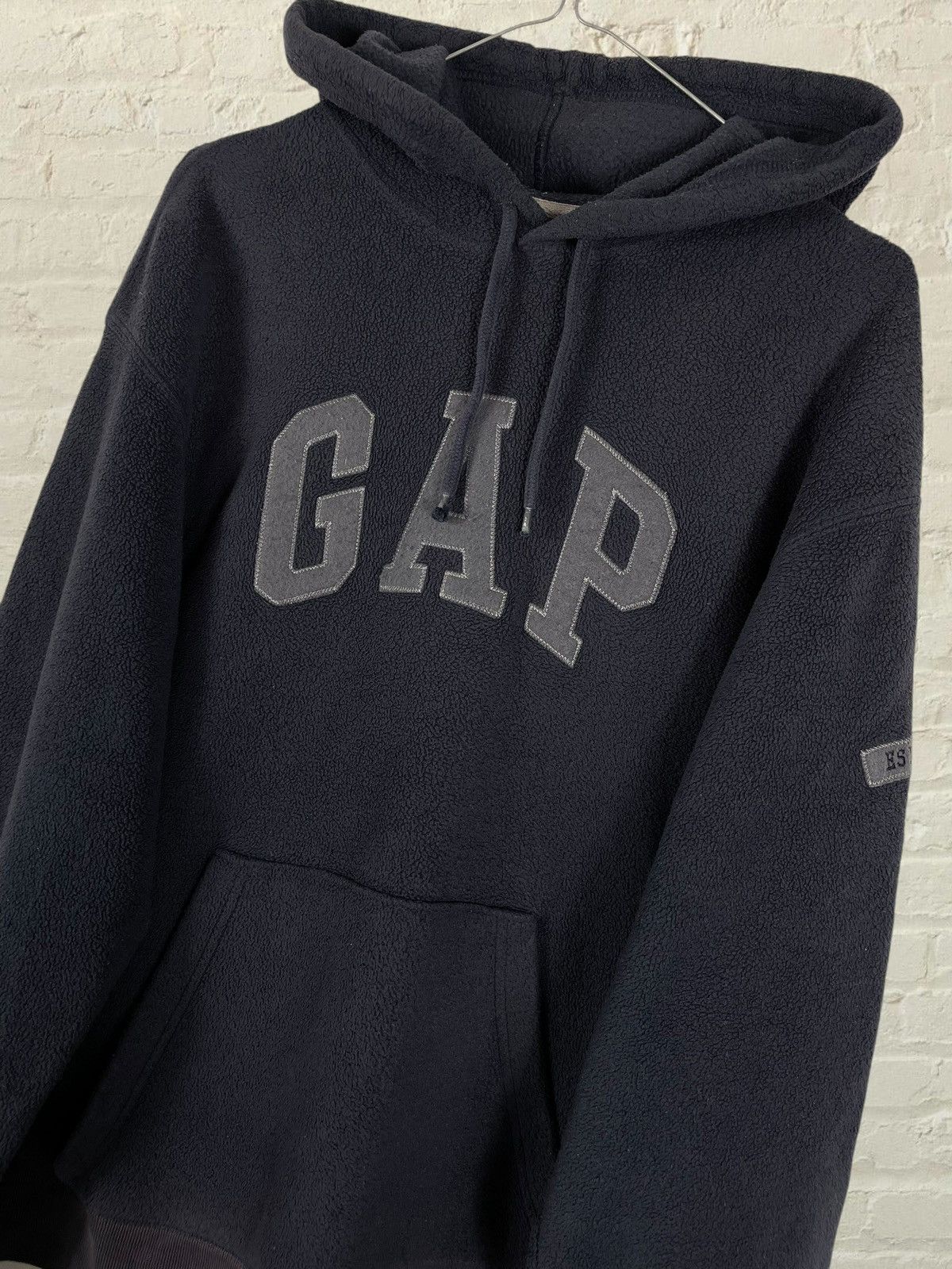 Gap GAP Big Logo Kanye Deep Pile Sherpa Fleece Hoodie Size US M / EU 48-50 / 2 - 1 Thumbnail