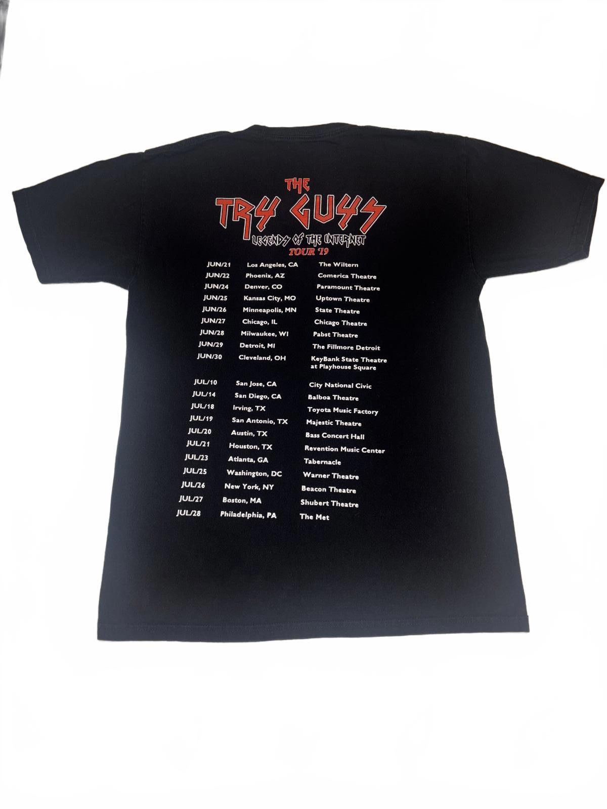 Designer The Try Guys Legends of the Internet Tour '19 T-Shirt Size US M / EU 48-50 / 2 - 3 Thumbnail