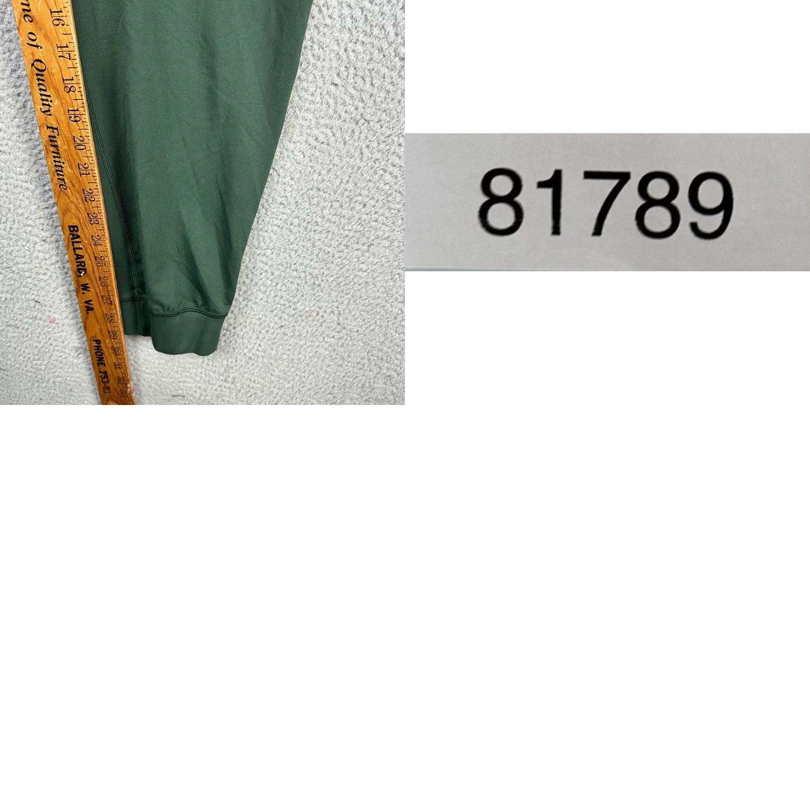 Lululemon Lululemon Sweatpants Jogger Mens Medium Green Drawstring Elastic Waist Size US 31 - 8 Thumbnail