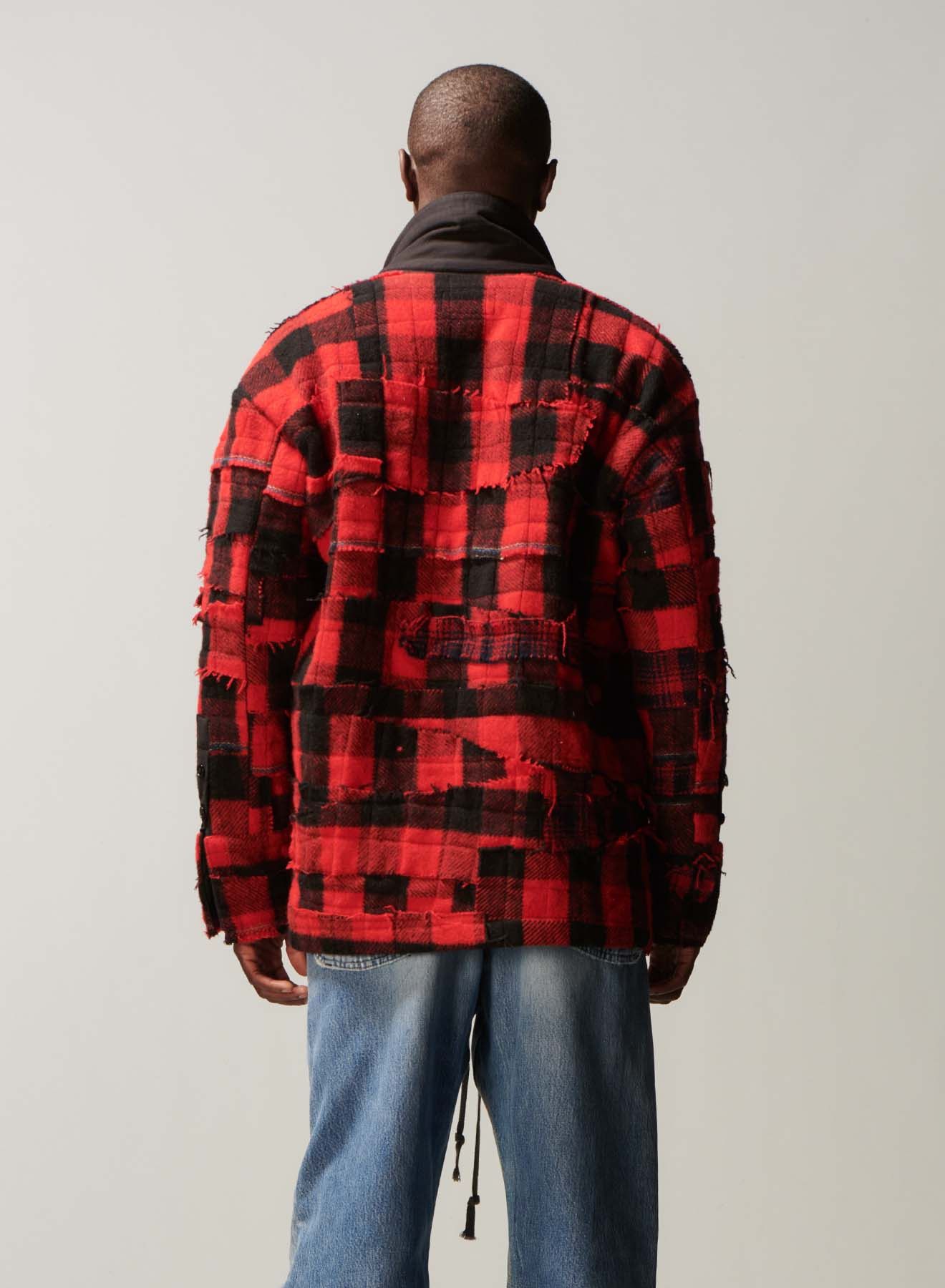 Greg Lauren Greg Lauren Buffalo Stitchwork Boxy Jacket Size US L / EU 52-54 / 3 - 3 Thumbnail