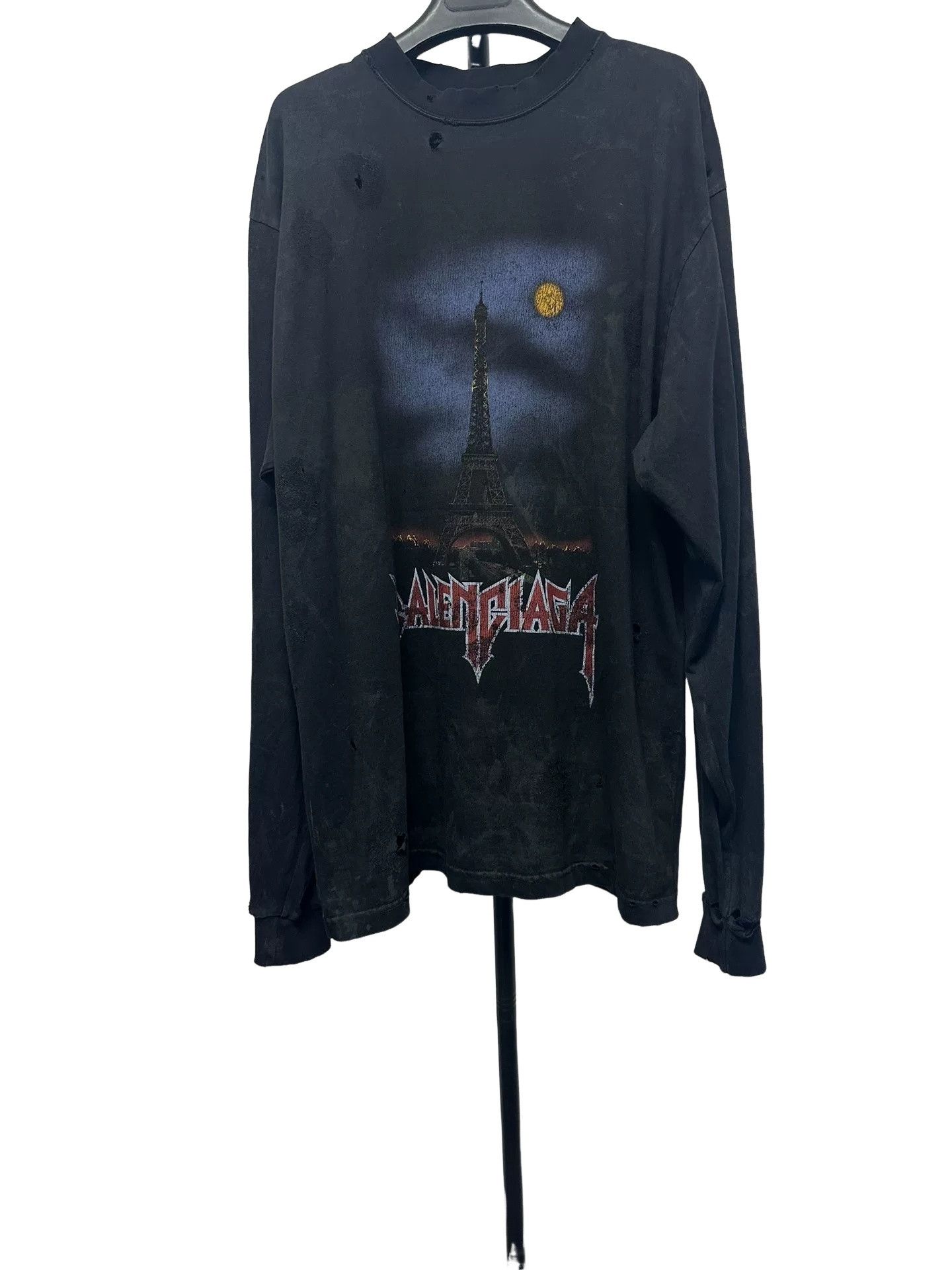 Balenciaga Balenciaga Eiffel Tower Graphic Long Sleeve Size XS Size US XS / EU 42 / 0 - 1 Thumbnail