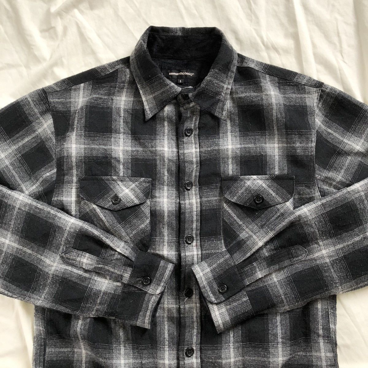 semanticdesign SEMANTIC DESIGN Flannel Check Shirt Size US S / EU 44-46 / 1 - 4 Thumbnail