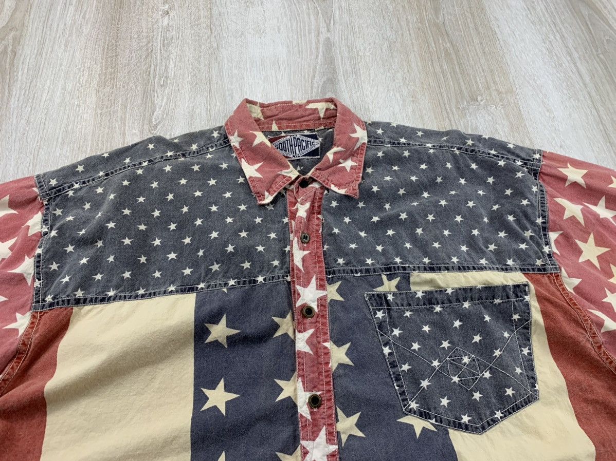 Vintage Mens vintage shirt American Flag Size L Size US L / EU 52-54 / 3 - 5 Thumbnail