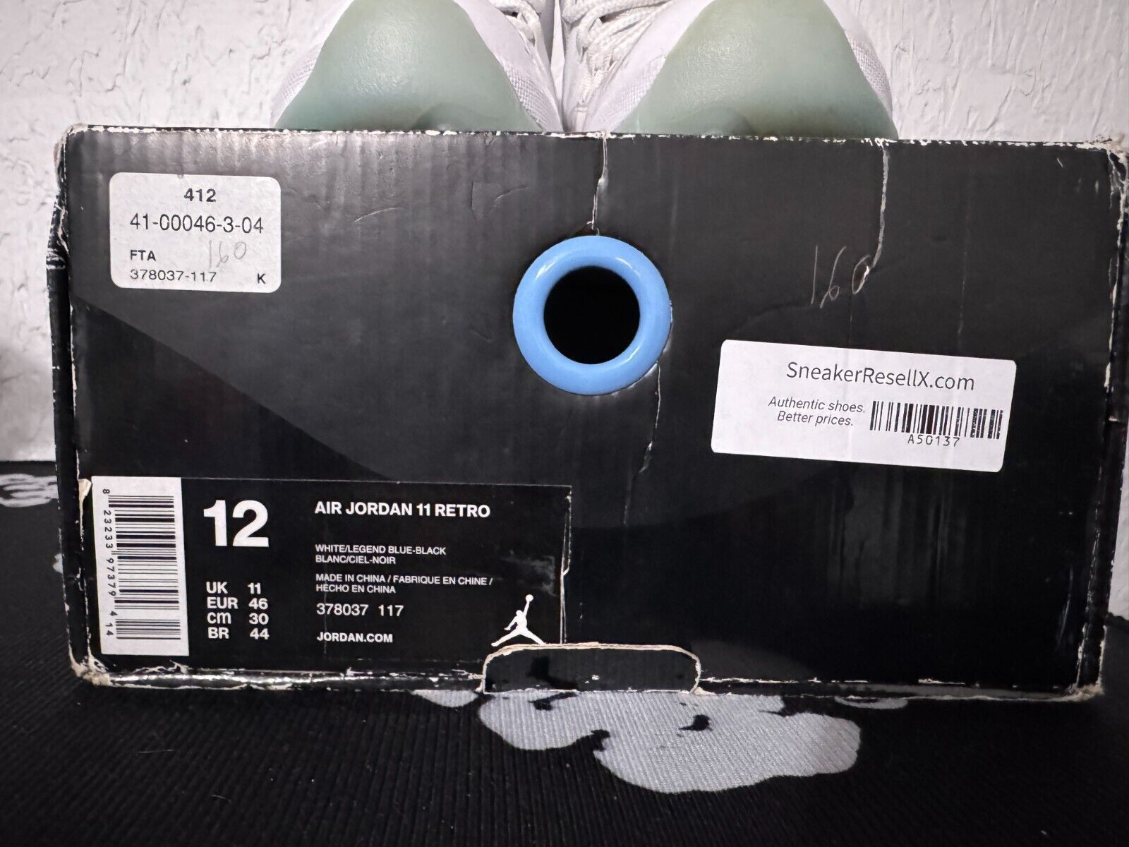 US 12- Nike Air Jordan 11 Retro High OG Legend Blue Colombia
