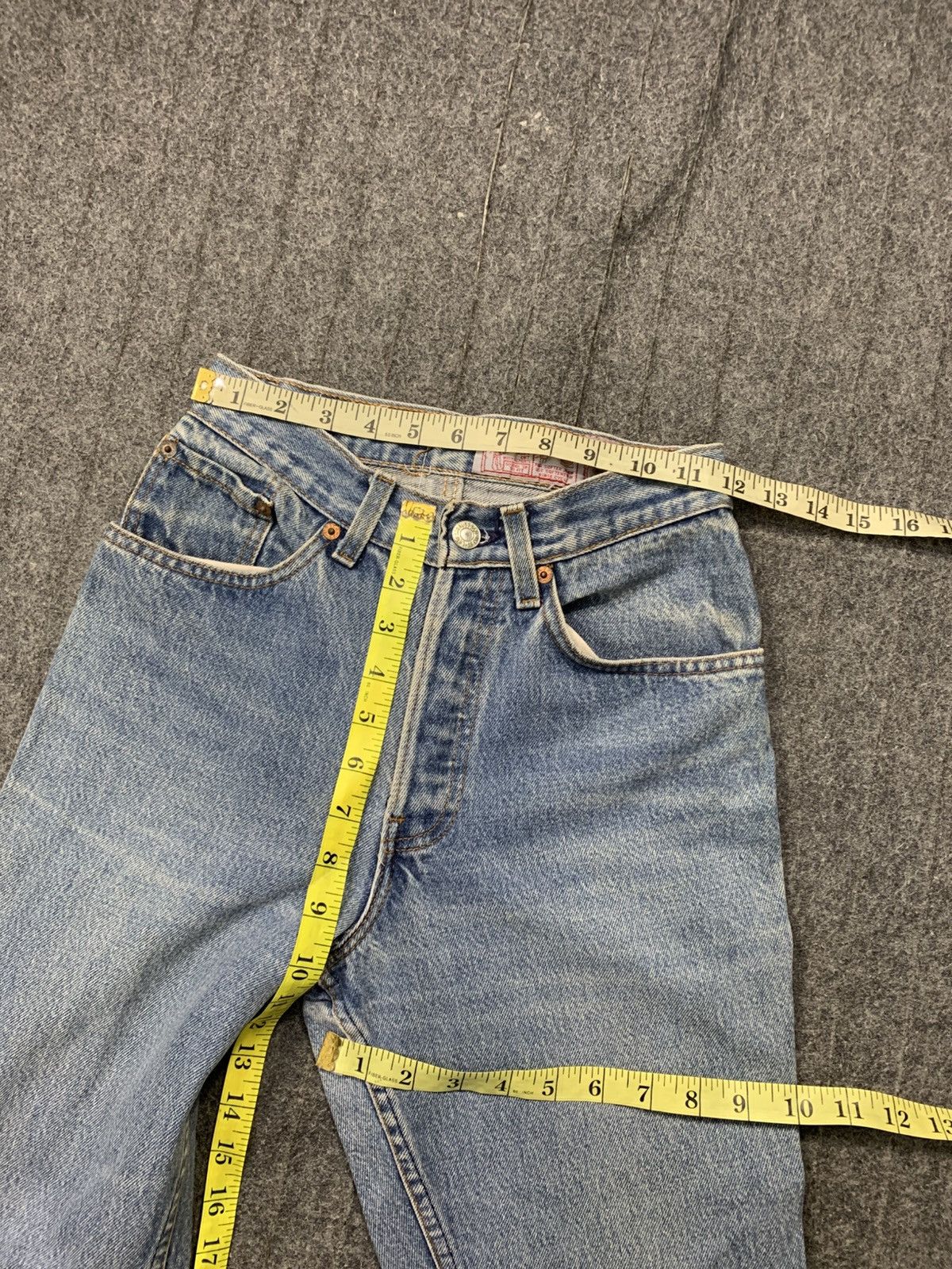 Levi's 90s Levis Strauss Lot 26501-0116 Denim Jeans Straight Cut Size 24" / US 00 / IT 34 - 11 Thumbnail