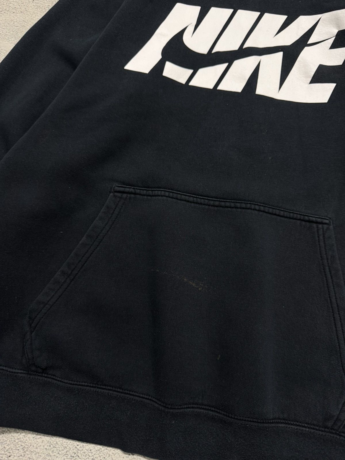 Nike Vintage Y2k Nike Big Swoosh Hoodie 00’s Size US L / EU 52-54 / 3 - 8 Thumbnail