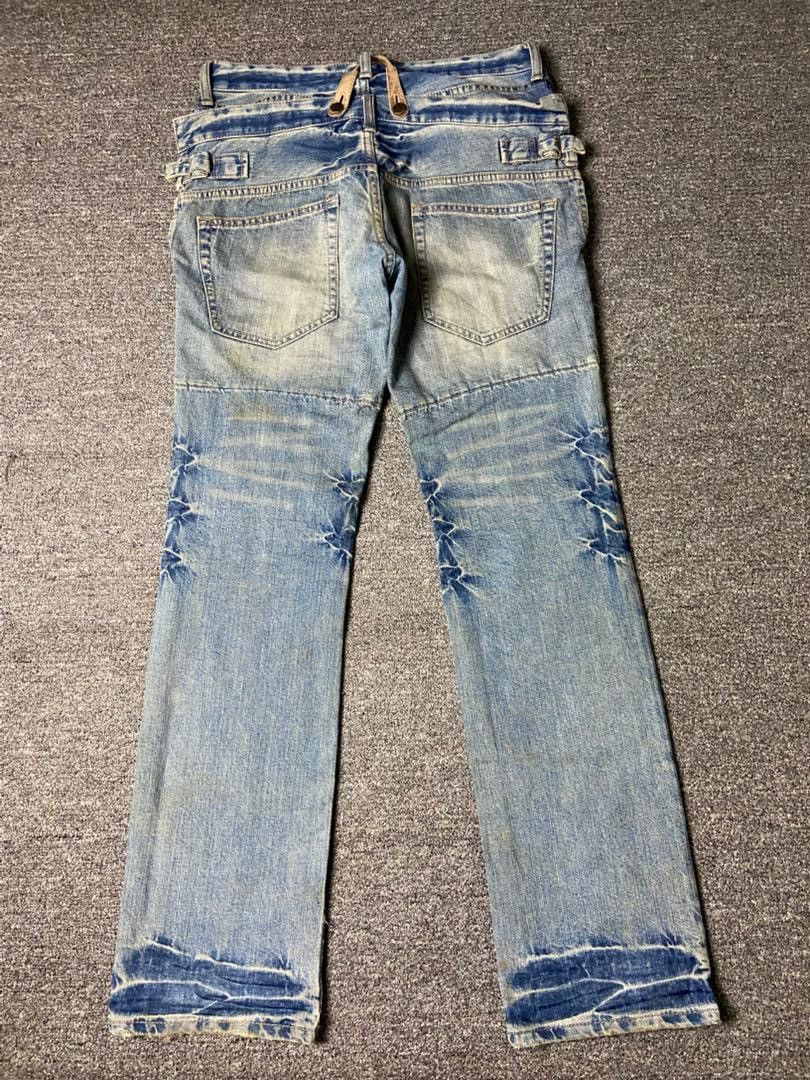 PPFM 🔥Vintage PPFM Double Waist Distressed Jeans🔥 (136) Size US 32 / EU 48 - 2 Thumbnail