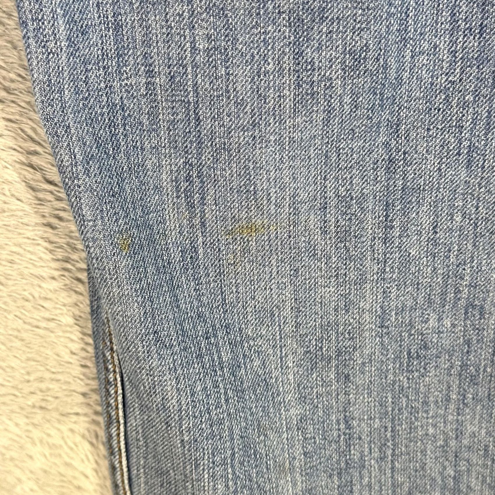Levi's Levi's 569 Jeans Mens 38x32 Blue Relaxed Straight Heavyweight Denim 100% Cotton 5-Pocket Distressed / Whiskered - Regular Fit, Zip Fly, Button Size US 38 / EU 54 - 3 Thumbnail