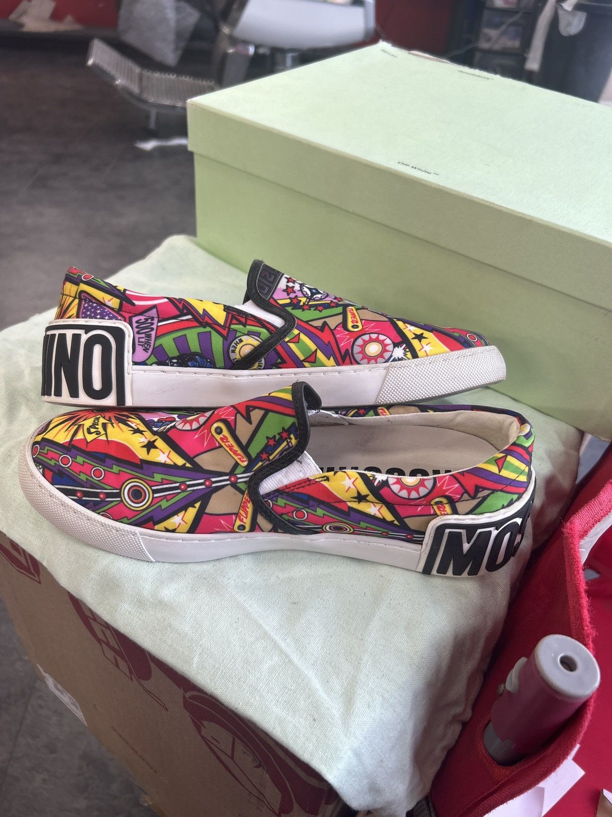 Moschino Moschino pinball slip on Size US 8 / IT 38 - 2 Thumbnail