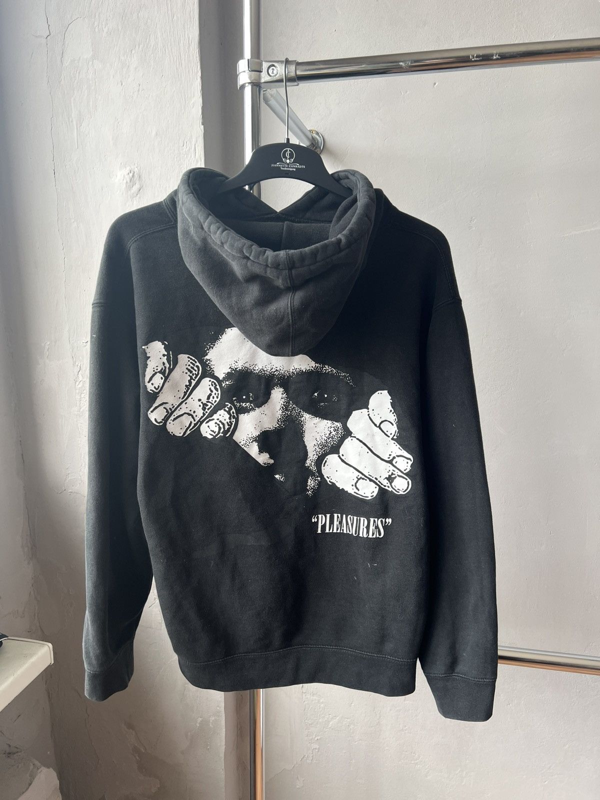 Pleasures Pleasures by Independent “Watching You” Trashed Faded Hoodie Size US M / EU 48-50 / 2 - 10 Thumbnail