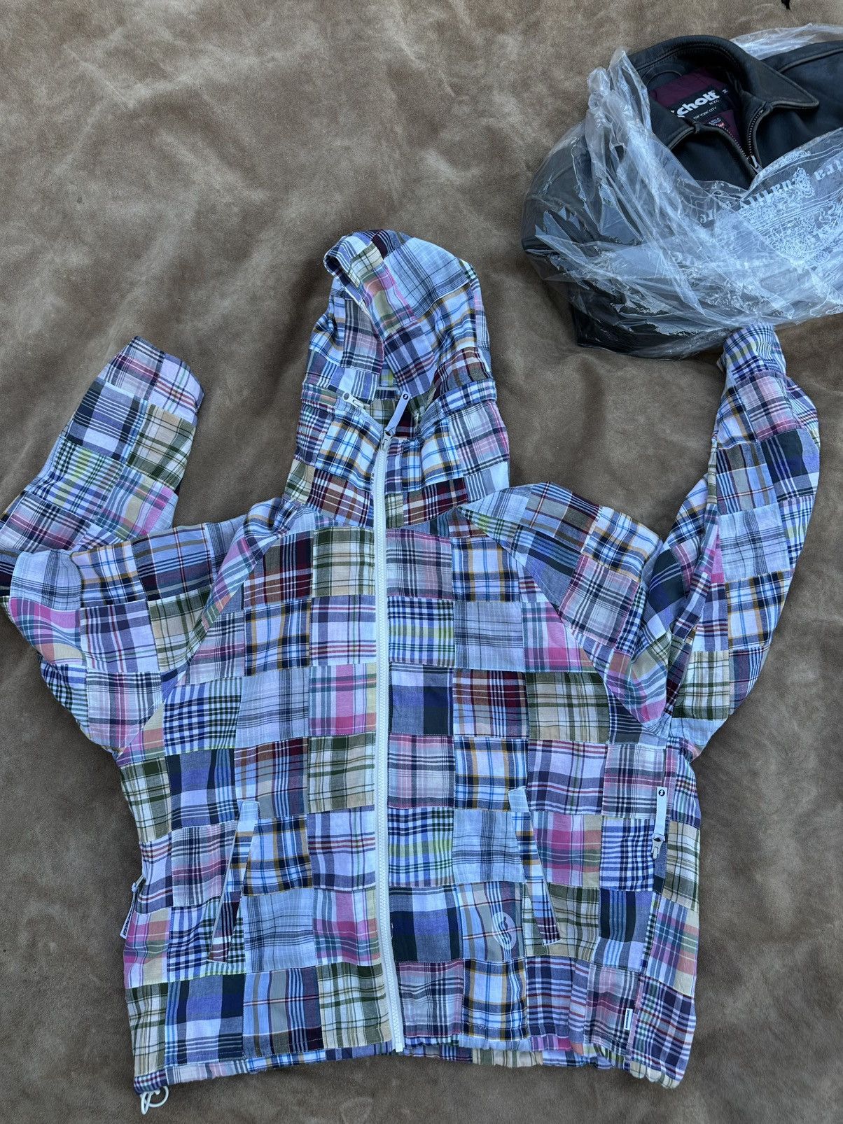GOODENOUGH × Supreme Supreme Goodenough Patchwork Hooded Jacket Size US M / EU 48-50 / 2 - 15 Thumbnail