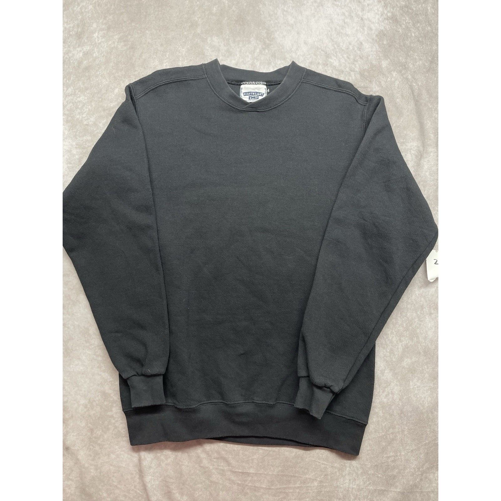 Lee Vtg 90s Lee Heavyweight Sweatshirt Black Blank Crewneck Pull Size US S / EU 44-46 / 1 - 2 Thumbnail