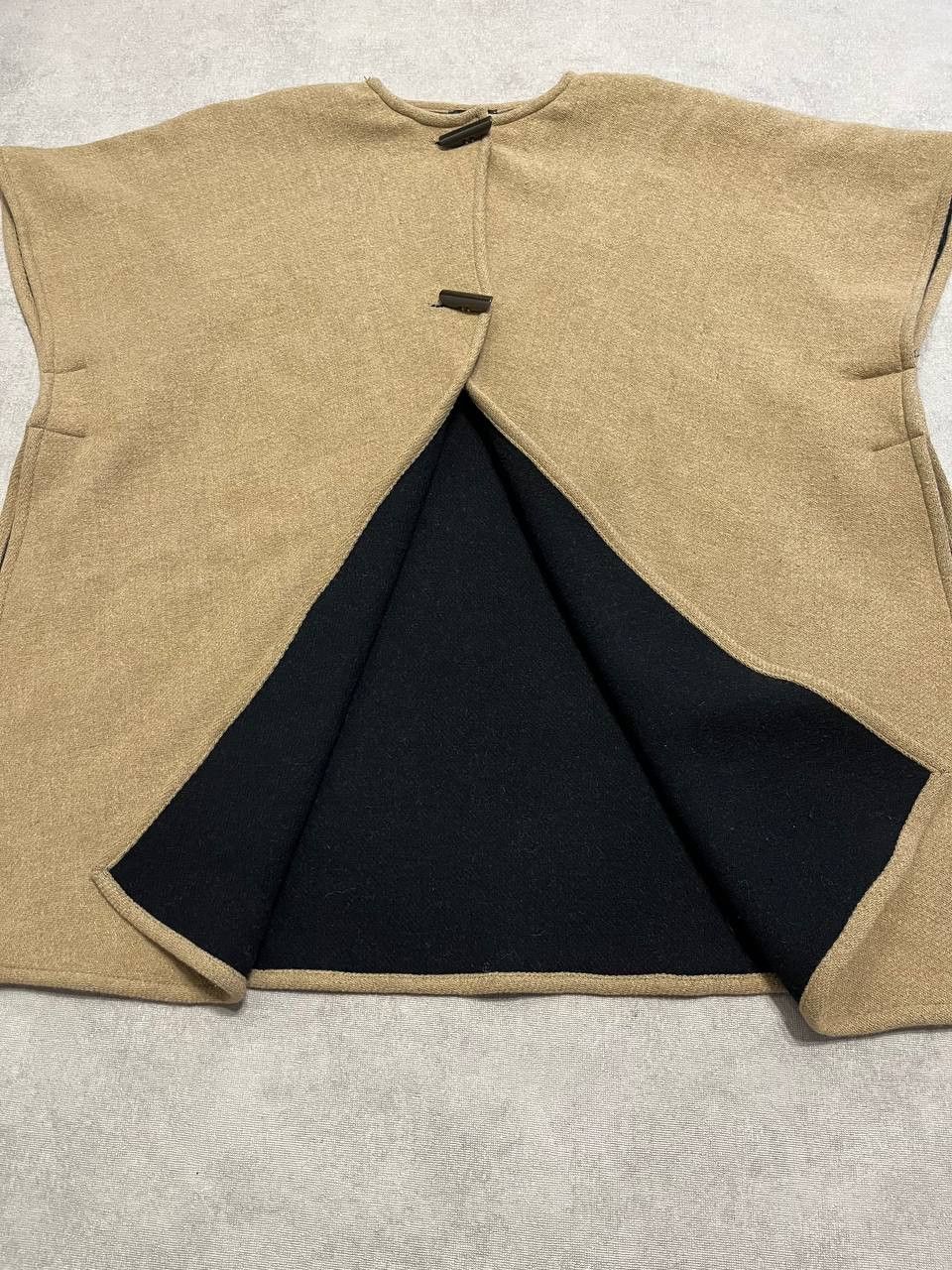 MAX&Co. Rare Max&Co. Wool Coat Poncho Women`s Beige Max Mara Size M / US 6-8 / IT 42-44 - 6 Thumbnail