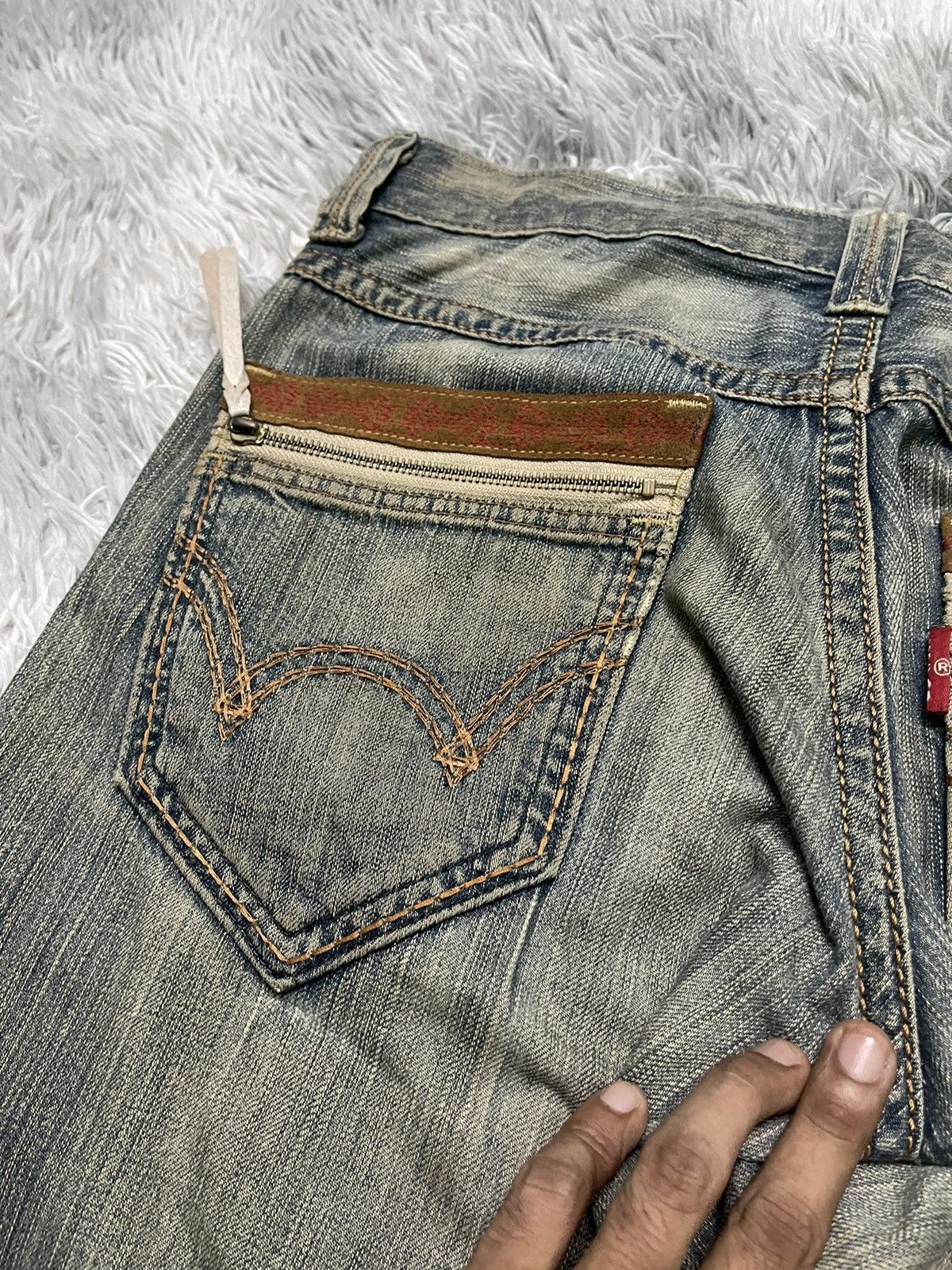Edwin VINTAGE EDWIN EXCLUSIVE VINTAGE RARE DISTRESSED Size US 33 - 16 Thumbnail