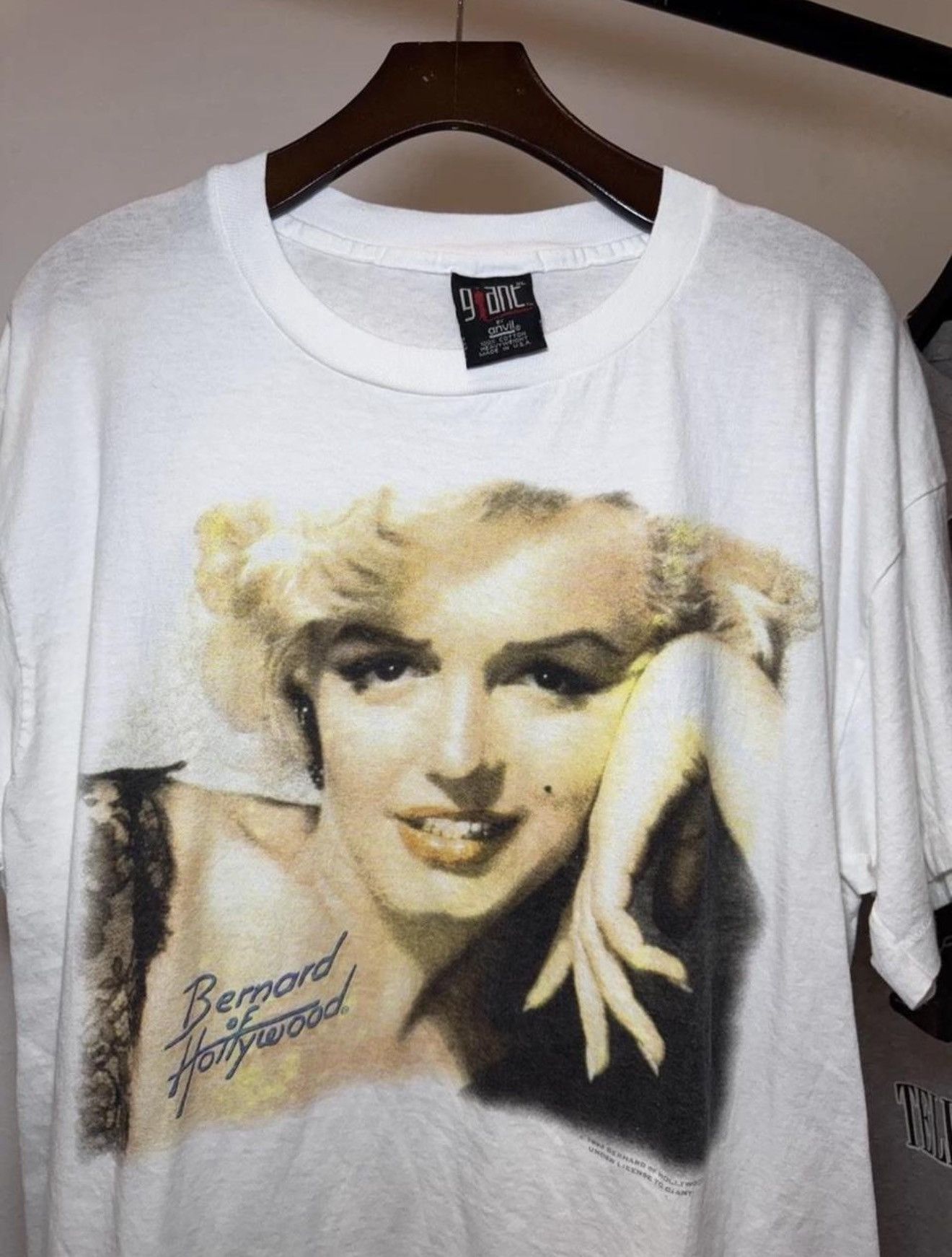 Giant Vintage Marilyn Monroe portrait tee Size US XL / EU 56 / 4 - 2 Thumbnail