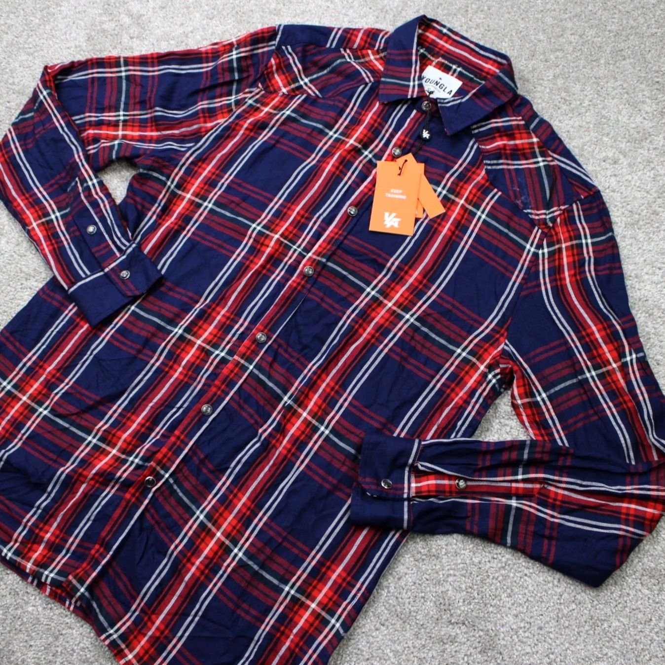 YoungLA VINTAGE not applicable; only use original words. Size US M / EU 48-50 / 2 - 3 Thumbnail