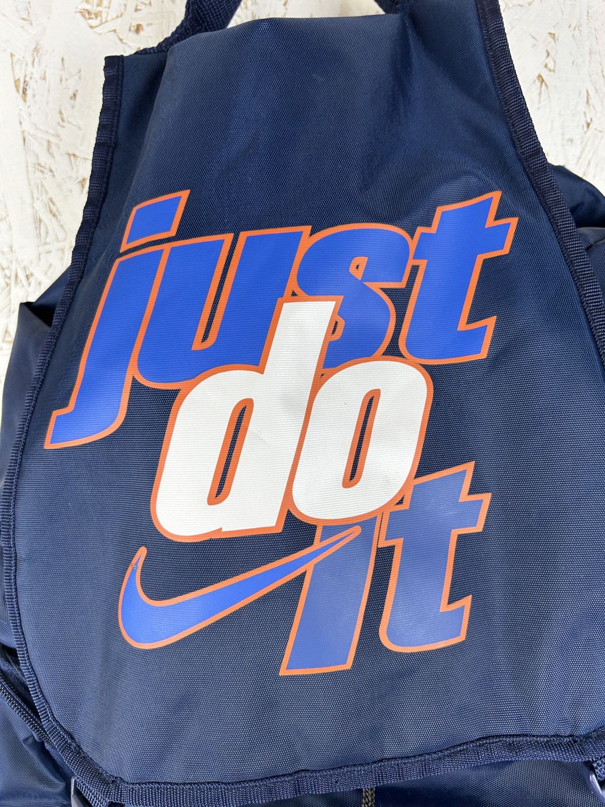 Nike 80s Vintage Nike Just Do It Logo Backpack Bag Size ONE SIZE - 2 Thumbnail