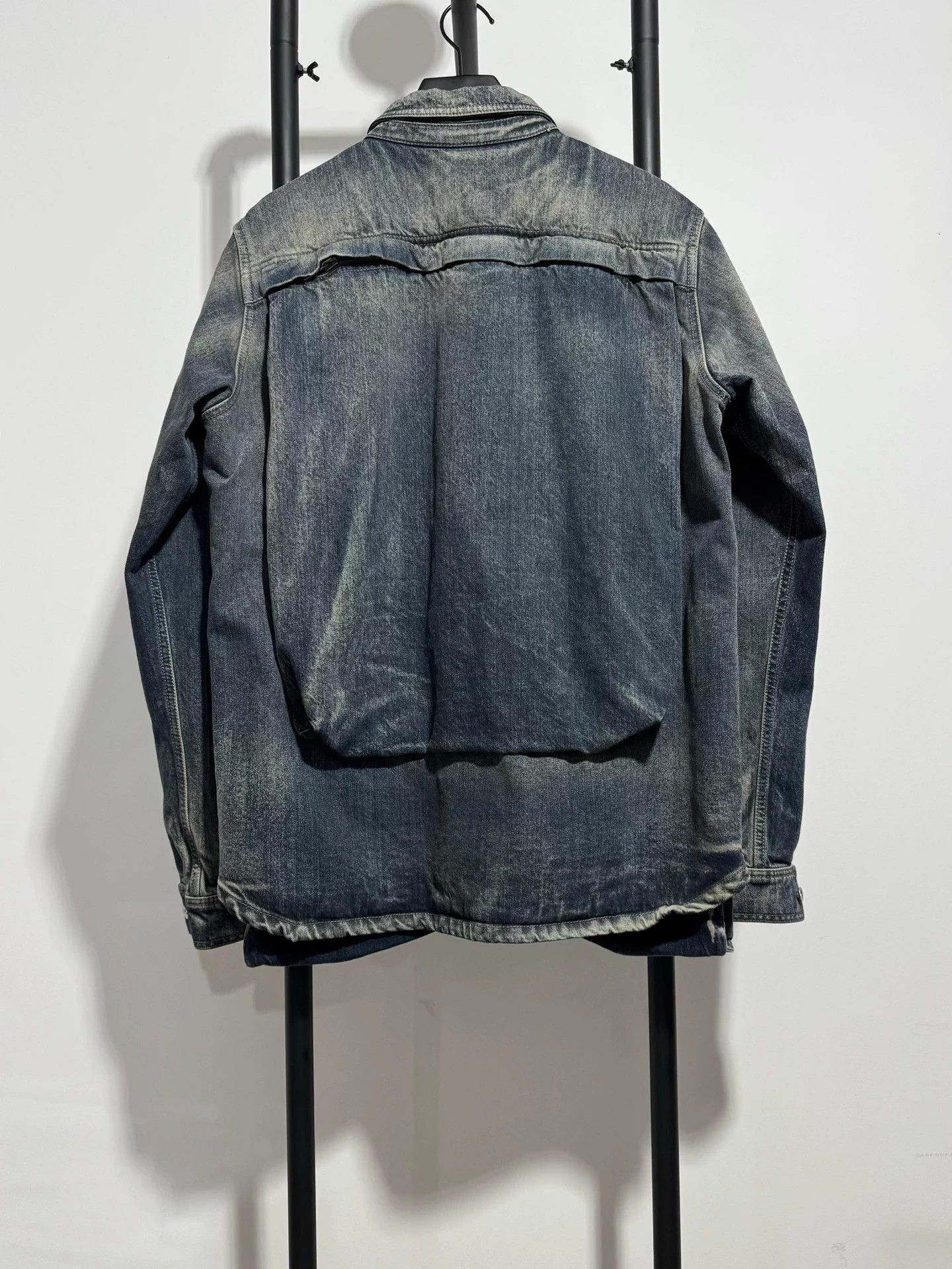 Rick Owens Rick Owens RO Gradient Washed Denim Jacket M Size US M / EU 48-50 / 2 - 2 Thumbnail