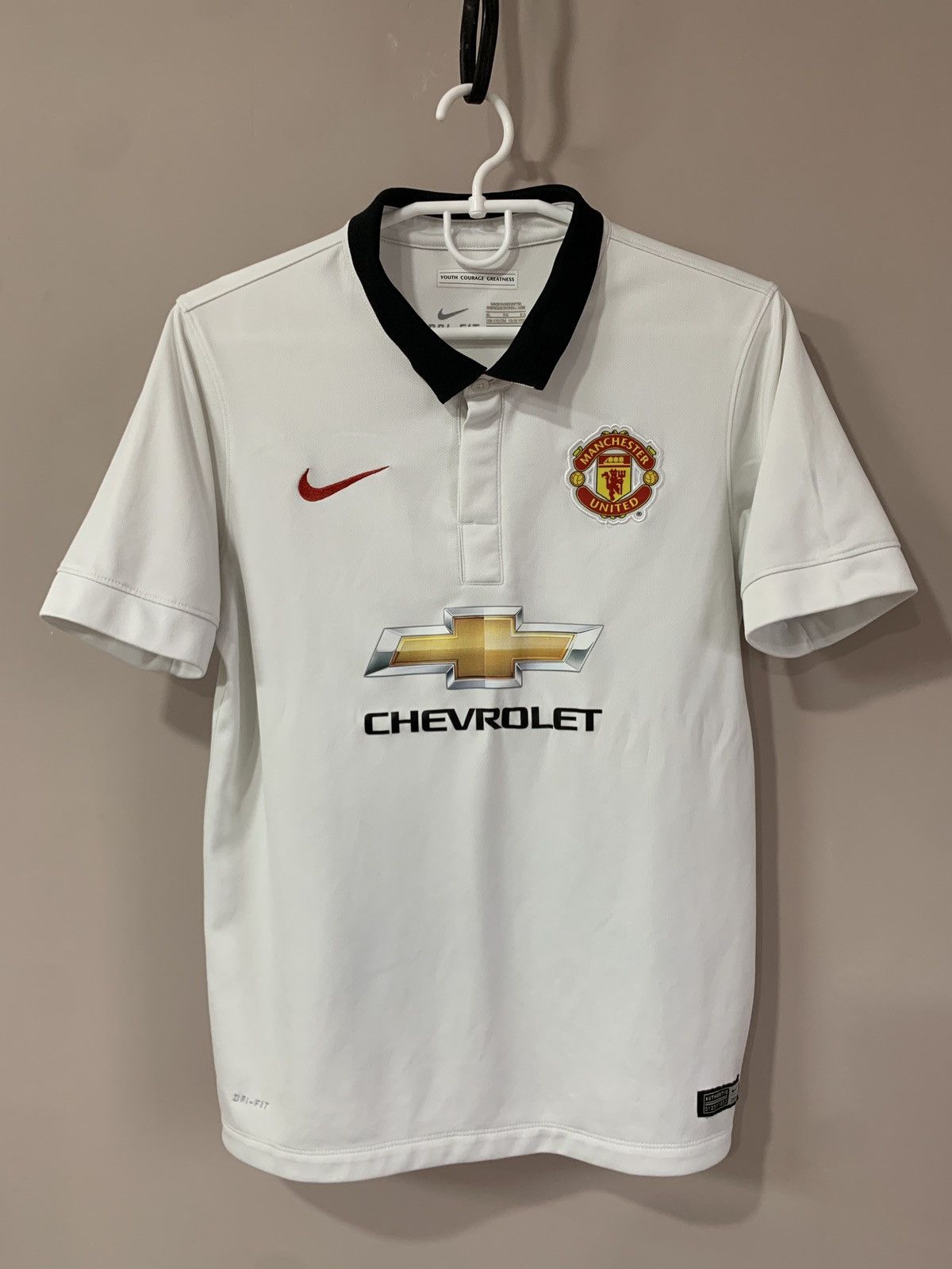 Nike Manchester United 2014 Away Football Shirt Nike Soccer Size US XS / EU 42 / 0 - 1 Thumbnail