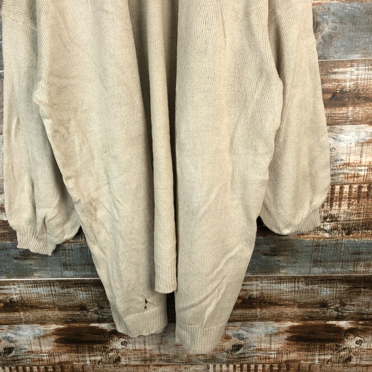 Japanese Brand Earth & Music Econology Brown Cardigan Knitwear #A1828 Size XL / US 12-14 / IT 48-50 - 6 Thumbnail